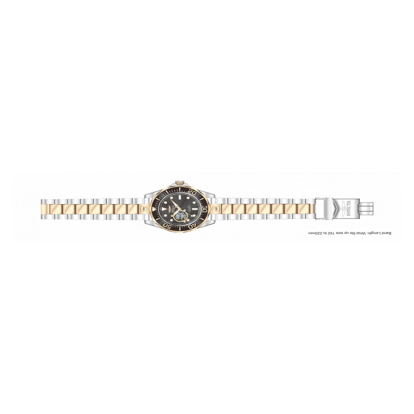 RELOJ  PARA HOMBRE INVICTA PRO DIVER 13708 - ACERO, ORO ROSA