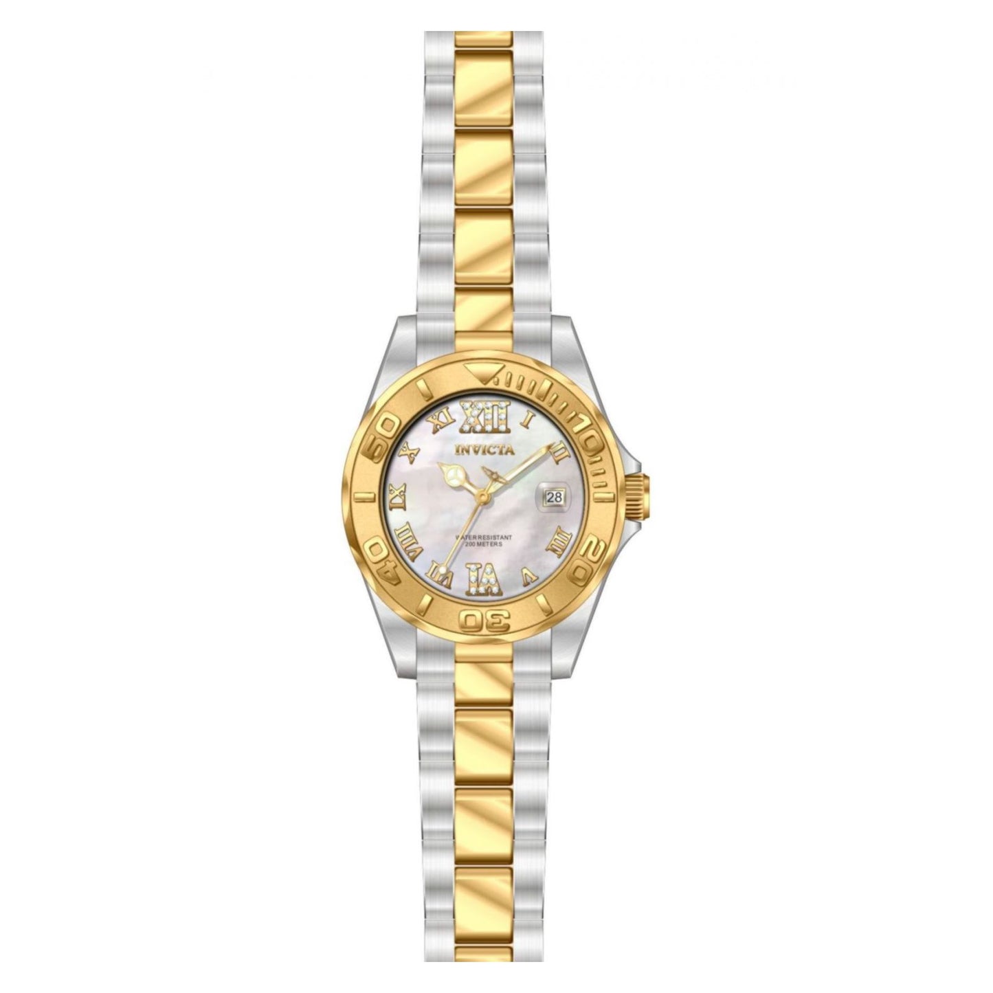 RELOJ  PARA MUJER INVICTA PRO DIVER 14353 - ACERO, ORO