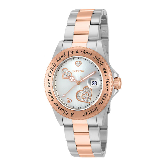 RELOJ  PARA MUJER INVICTA ANGEL 14731 - ORO ROSA, ACERO