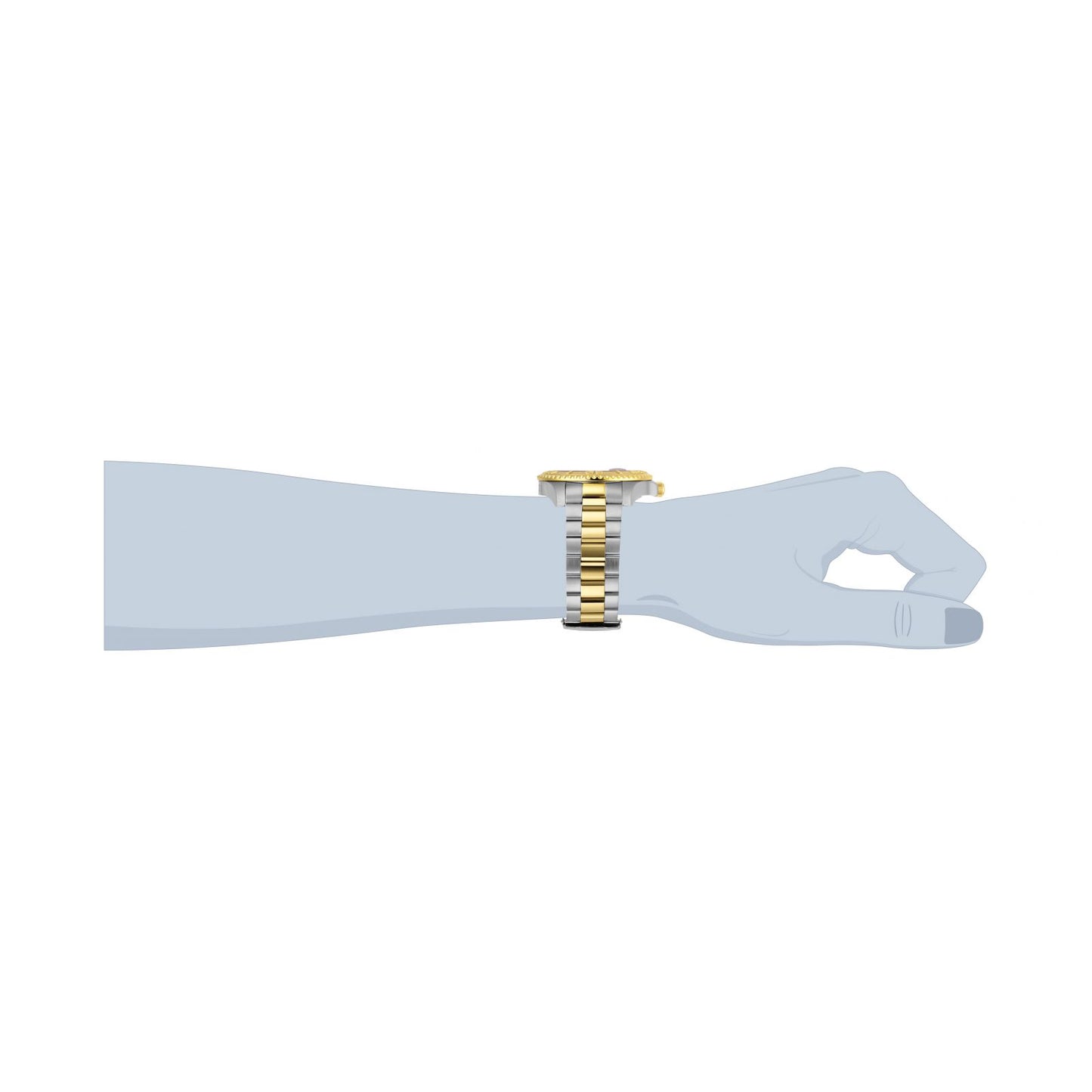 RELOJ  PARA HOMBRE INVICTA PRO DIVER 15181 - ACERO, ORO