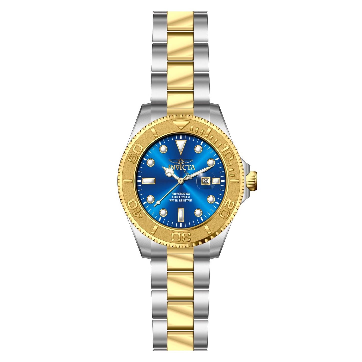 RELOJ  PARA HOMBRE INVICTA PRO DIVER 15181 - ACERO, ORO