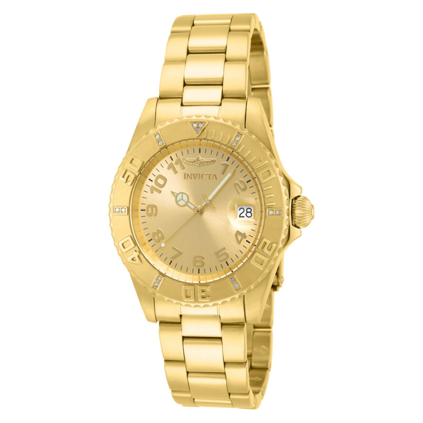 RELOJ  PARA MUJER INVICTA PRO DIVER 15249 - DORADO