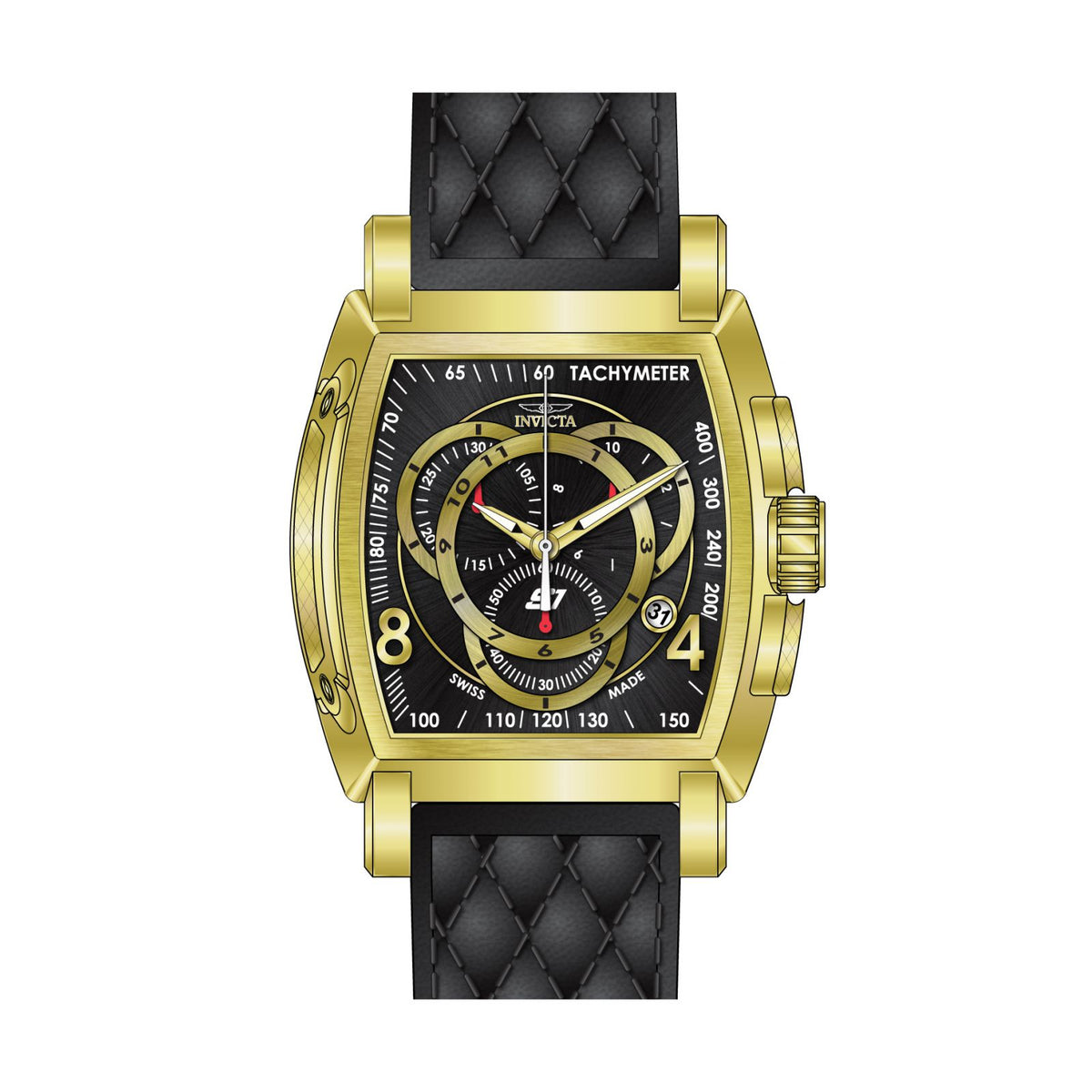 RELOJ CLÁSICO PARA HOMBRE INVICTA S1 RALLY 15796 - NEGRO