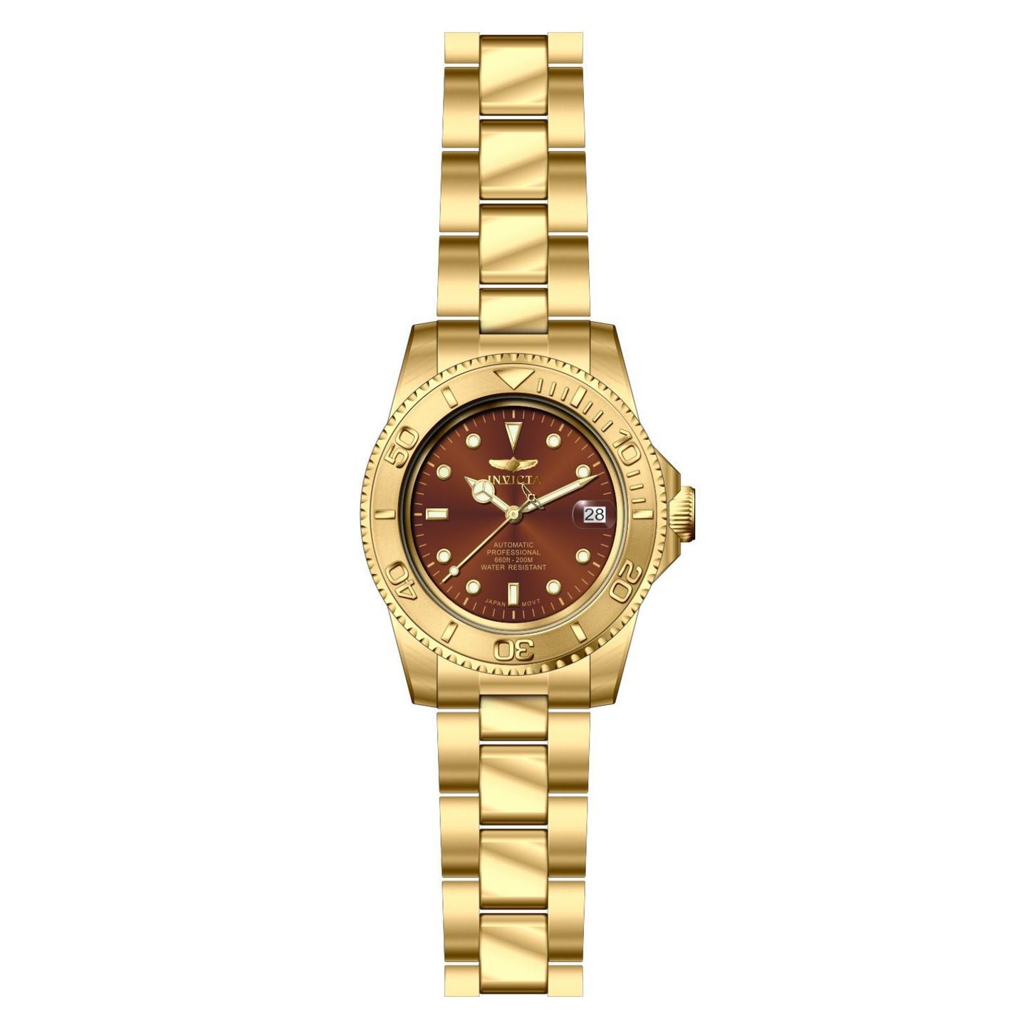 RELOJ  PARA HOMBRE INVICTA PRO DIVER 15847 - DORADO