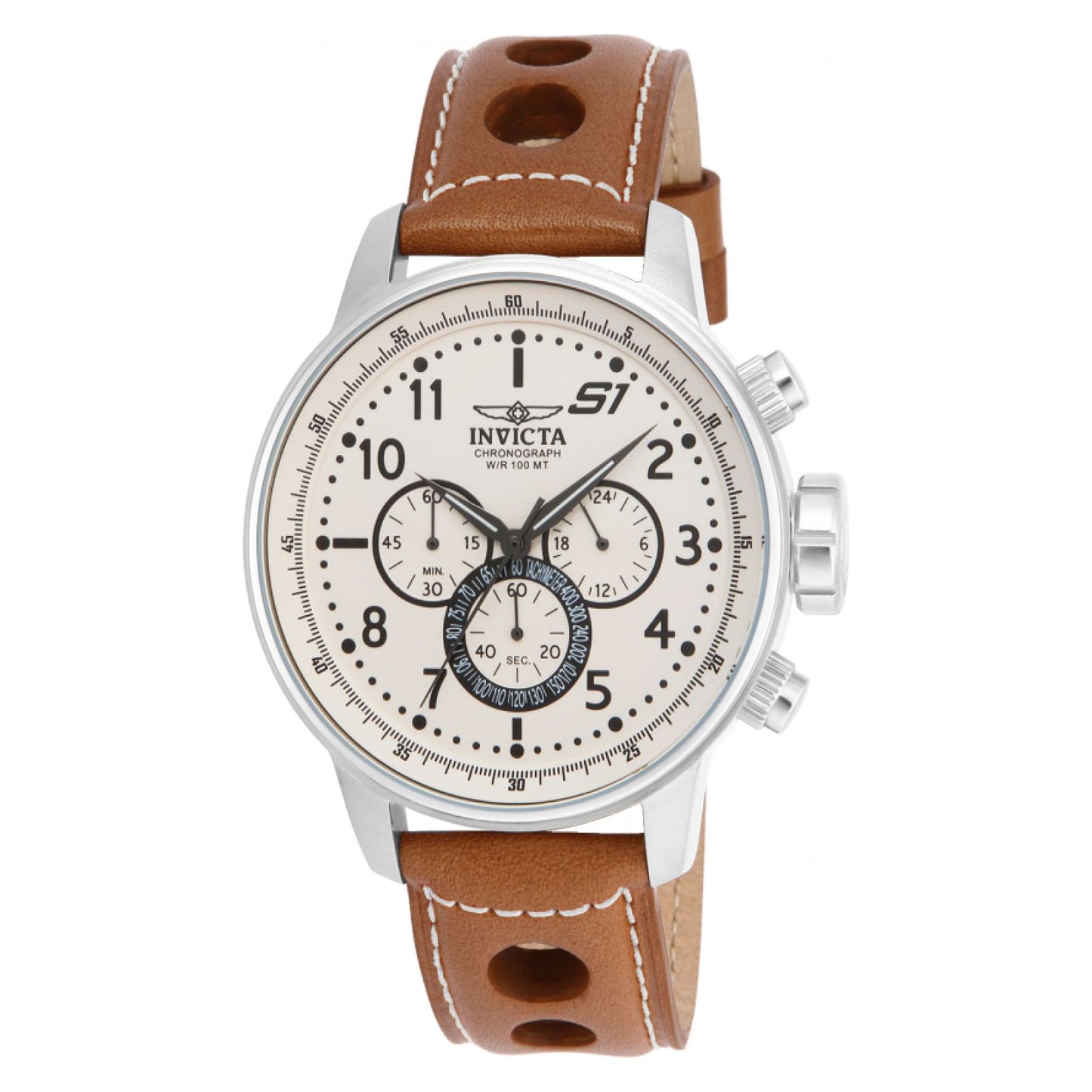 RELOJ CLÁSICO PARA HOMBRE INVICTA S1 RALLY 16009 - MARRÓN CLARO