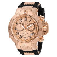 RELOJ DEPORTIVO PARA HOMBRE INVICTA SUBAQUA 16873 - NEGRO, ORO ROSA