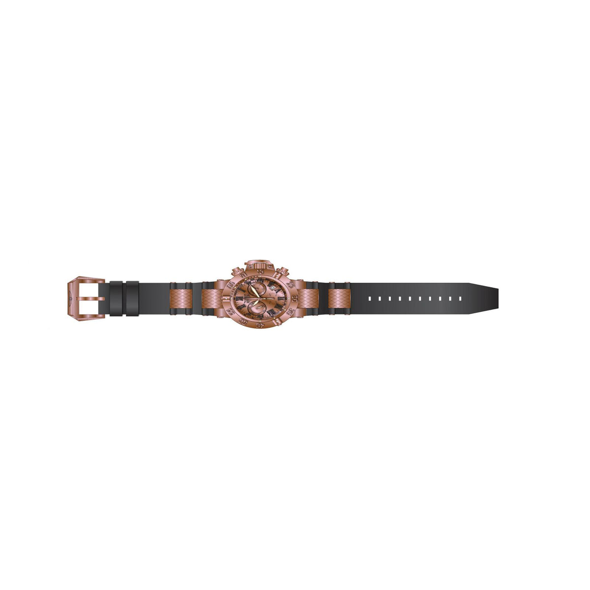RELOJ DEPORTIVO PARA HOMBRE INVICTA SUBAQUA 16873 - NEGRO, ORO ROSA