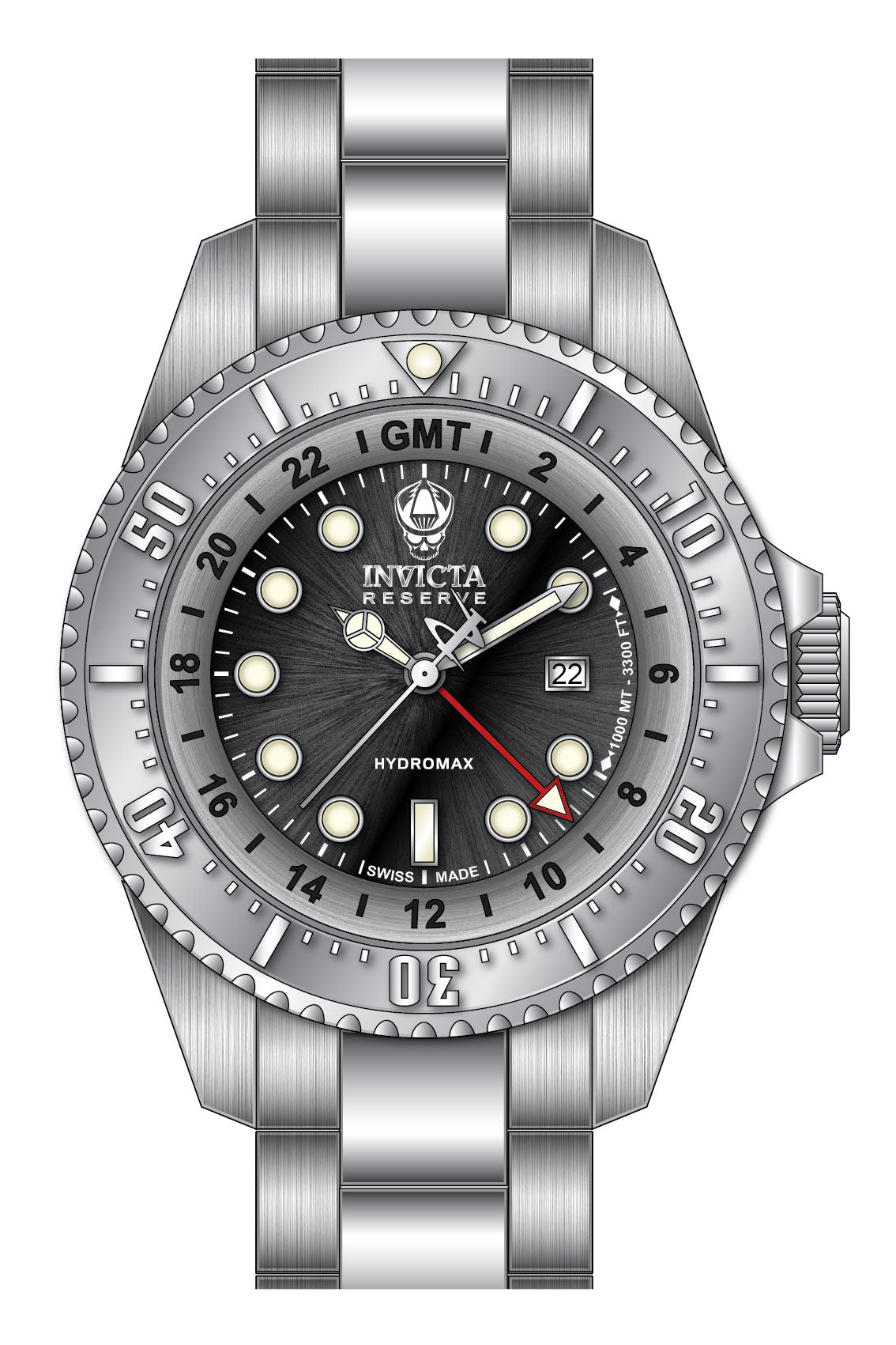 RELOJ  PARA HOMBRE INVICTA HYDROMAX 16957 - ACERO