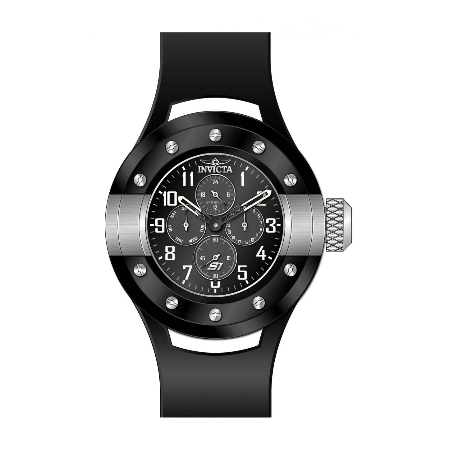 RELOJ  PARA HOMBRE INVICTA S1 RALLY 17384 - NEGRO