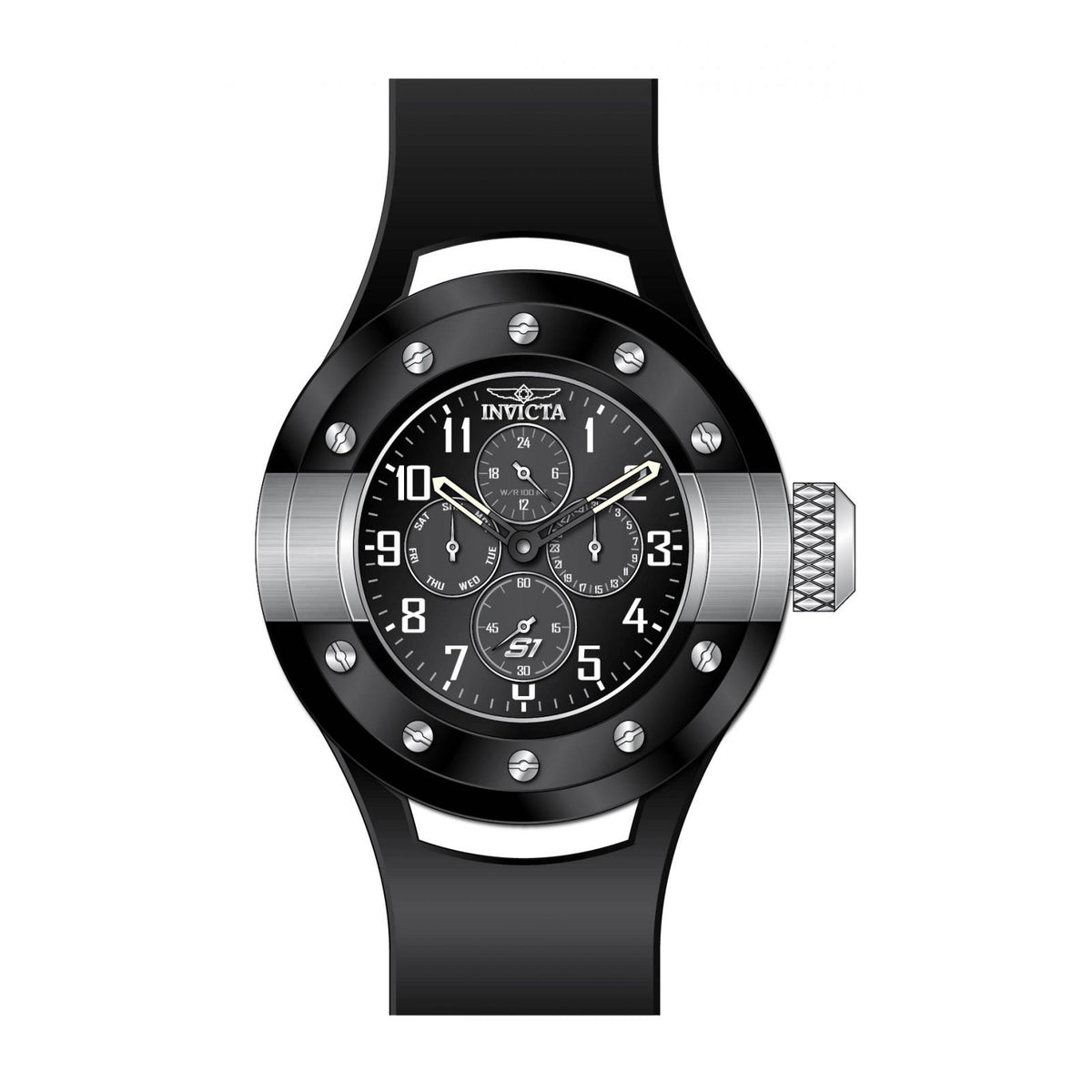 RELOJ  PARA HOMBRE INVICTA S1 RALLY 17384 - NEGRO