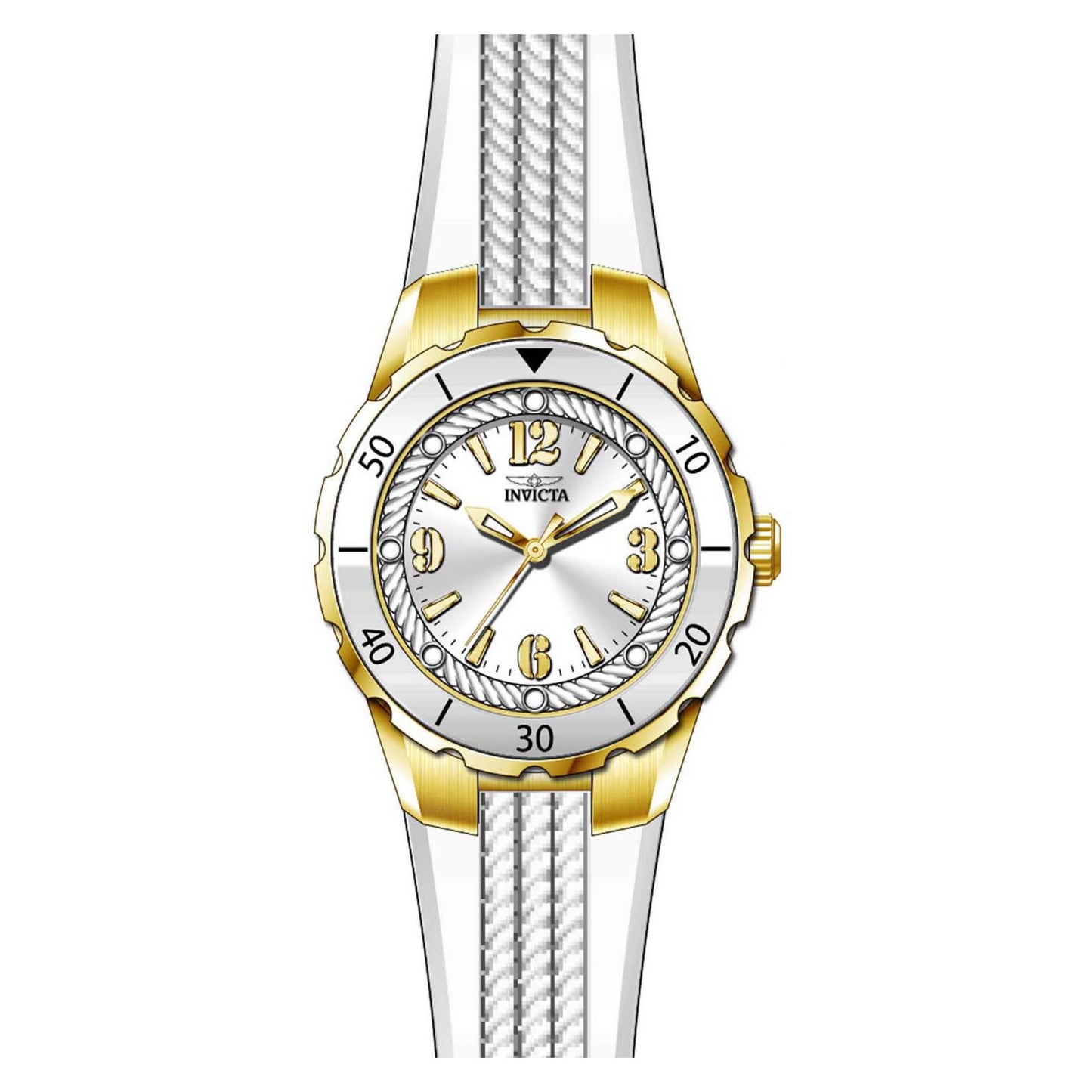 RELOJ  PARA MUJER INVICTA ANGEL 17484 - BLANCO