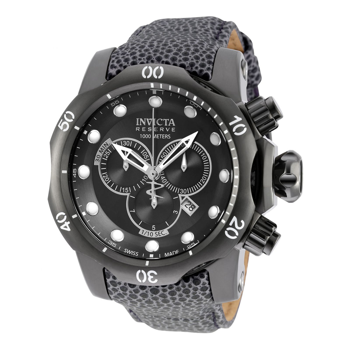 RELOJ CLÁSICO PARA HOMBRE INVICTA VENOM 18304 - GRIS OSCURO