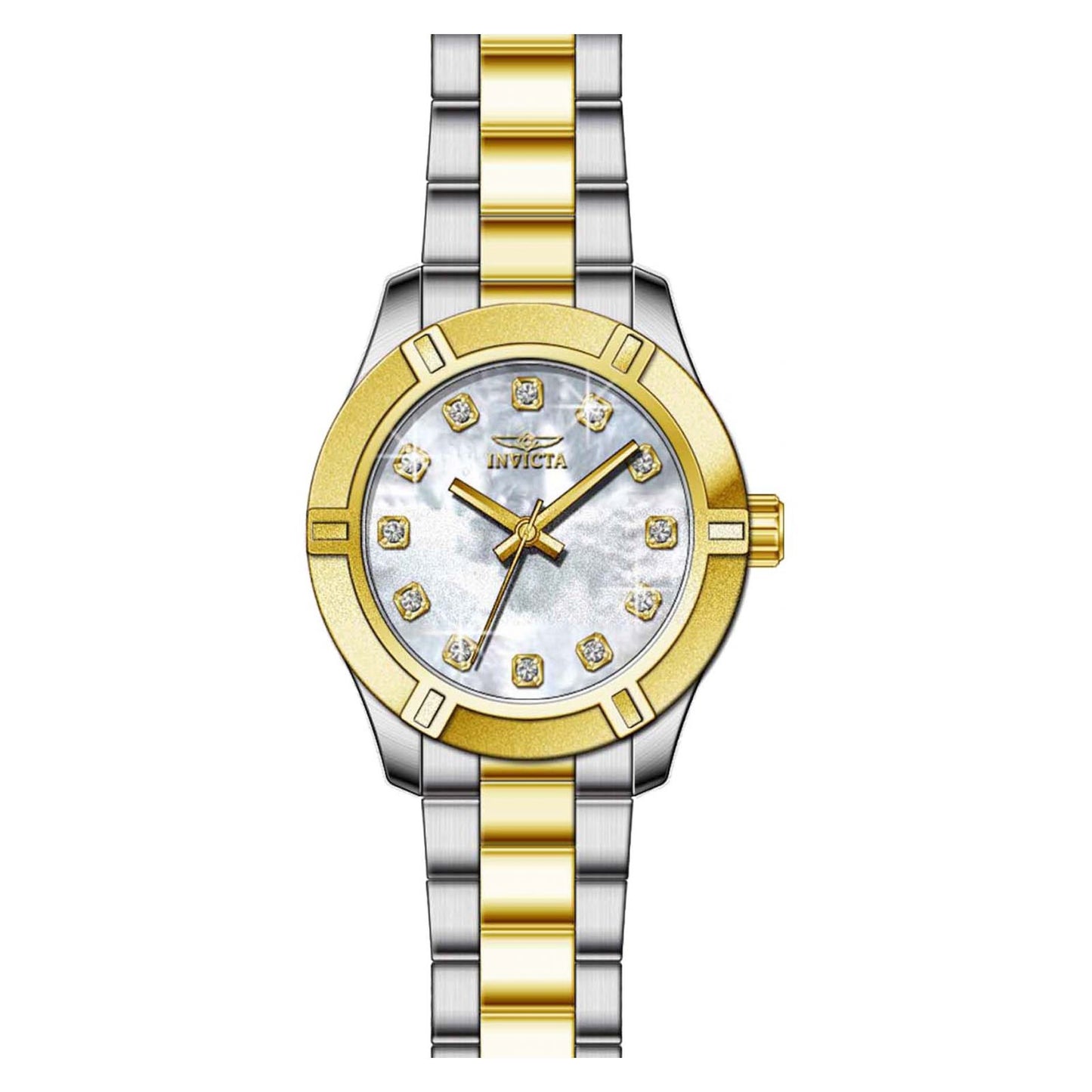 RELOJ  PARA MUJER INVICTA PRO DIVER 18326 - ACERO DORADO