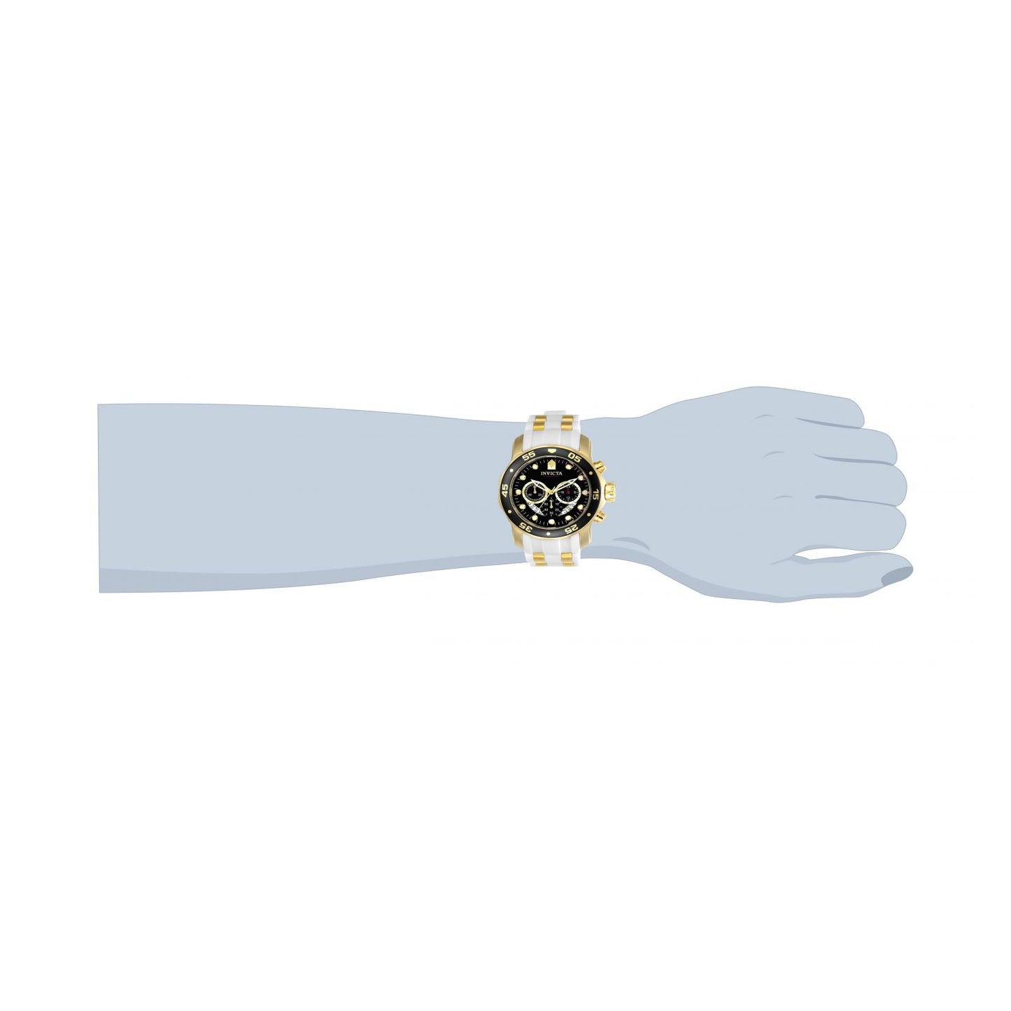 RELOJ  PARA HOMBRE INVICTA PRO DIVER 20289 - ORO BLANCO