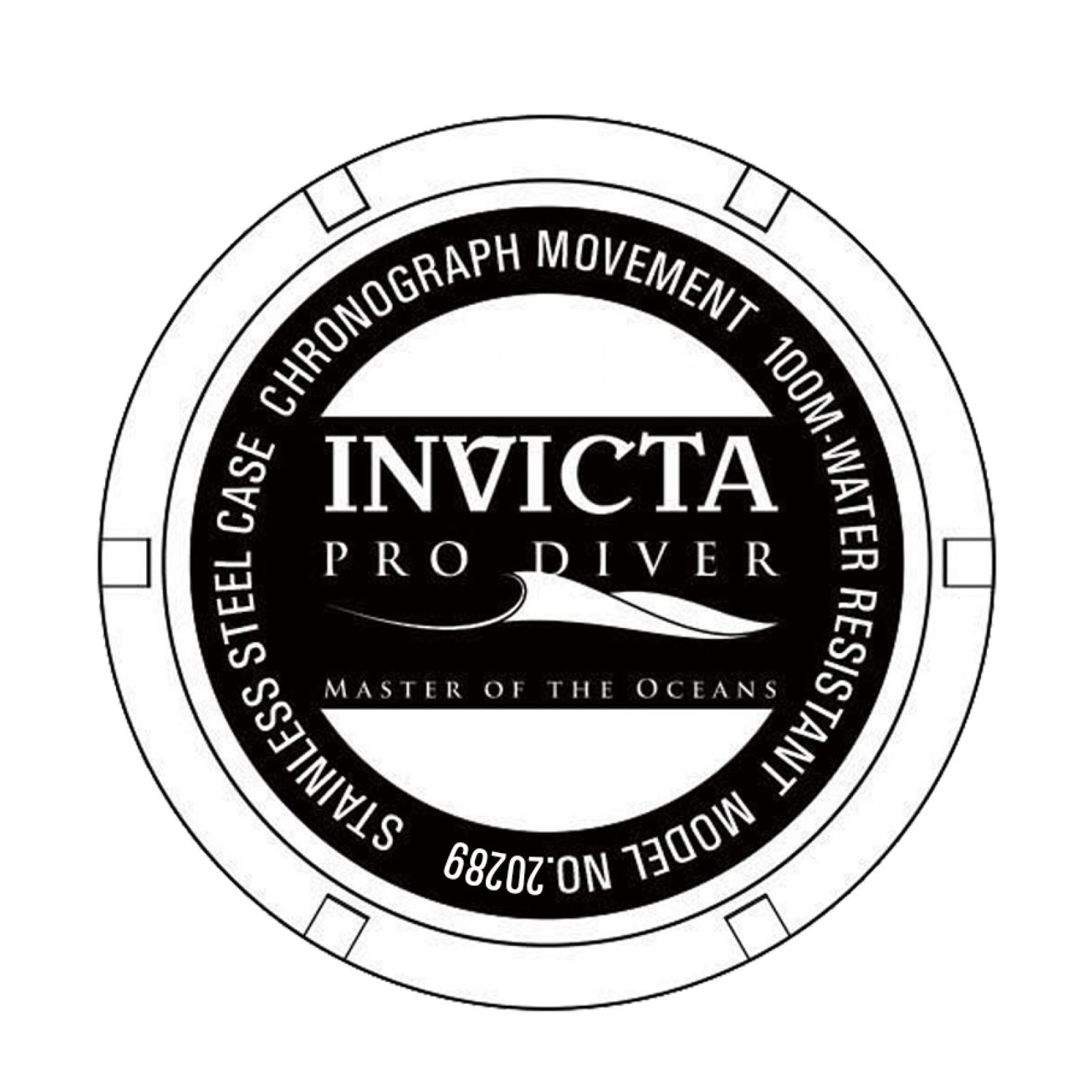 RELOJ  PARA HOMBRE INVICTA PRO DIVER 20289 - ORO BLANCO
