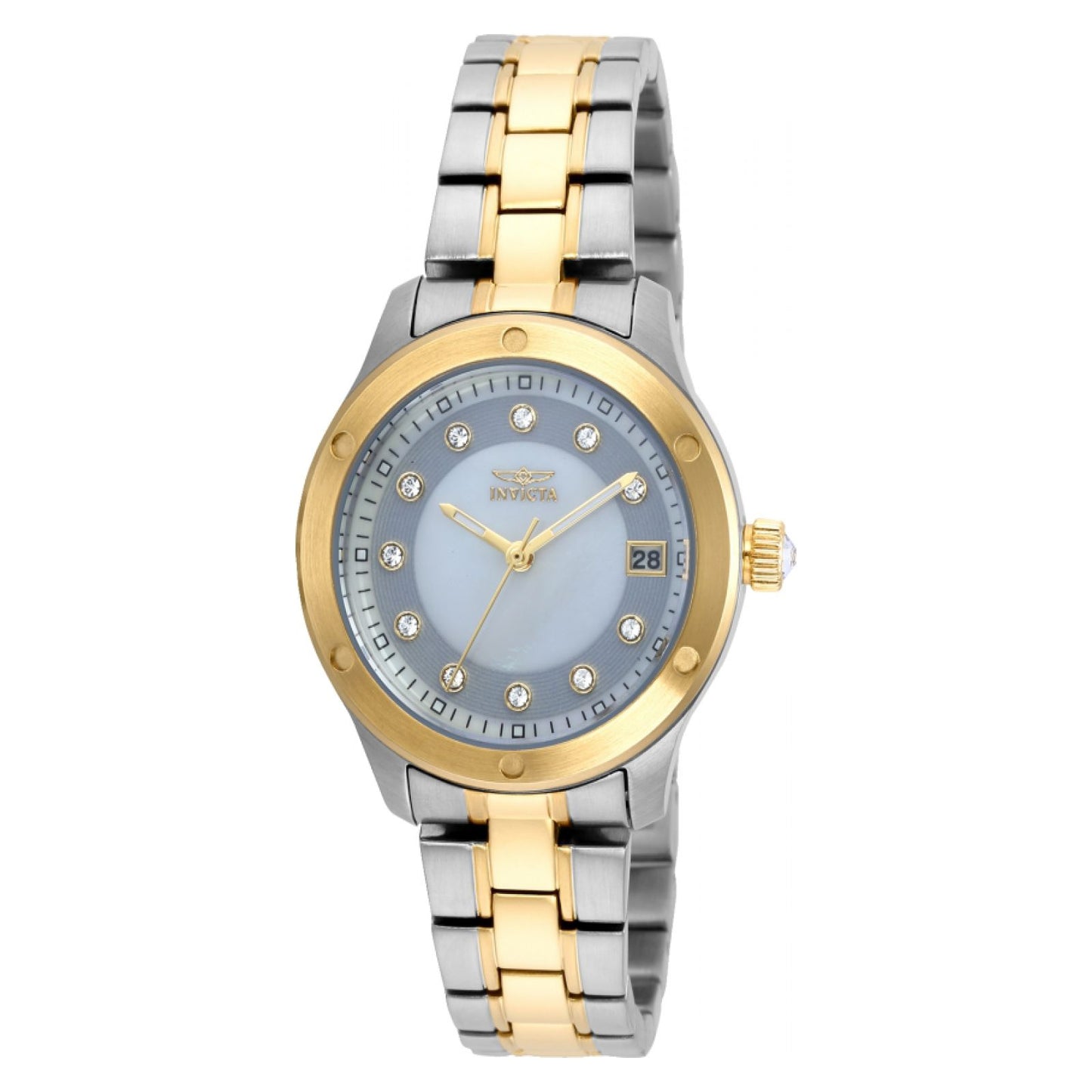 RELOJ  PARA MUJER INVICTA WILDFLOWER 21407 - ORO, ACERO