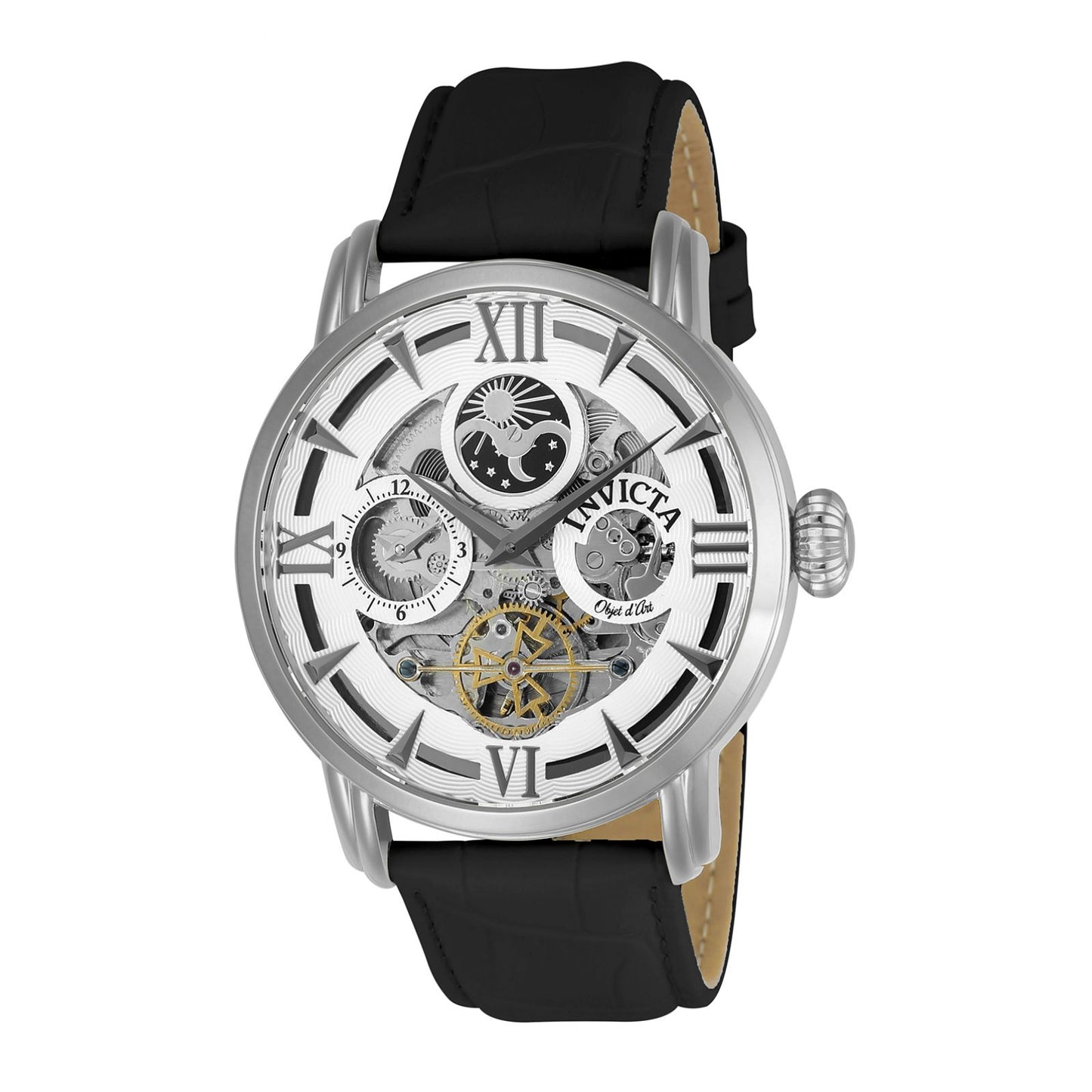 RELOJ CLÁSICO PARA HOMBRE INVICTA OBJET D ART 22650 - NEGRO