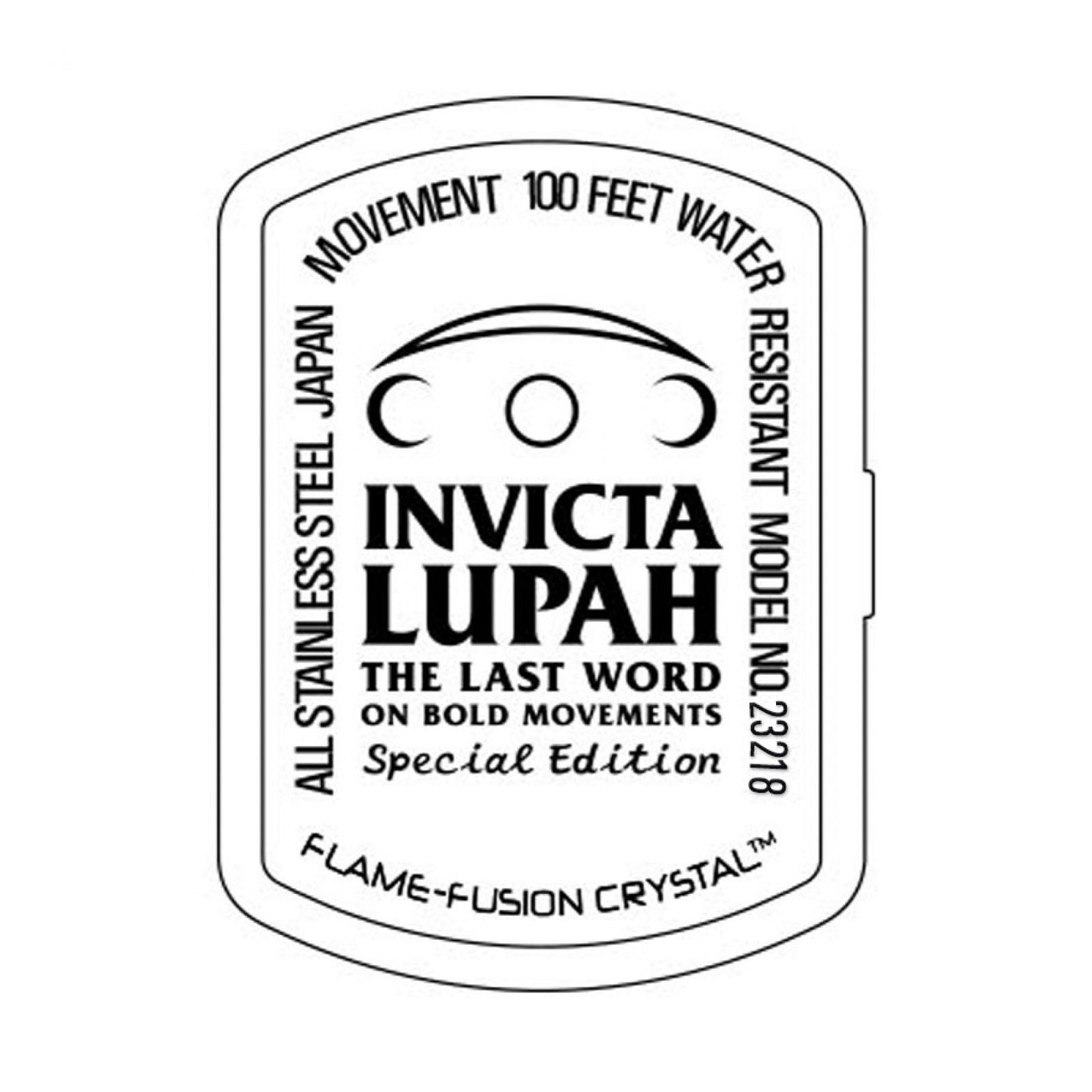 RELOJ  PARA MUJER INVICTA LUPAH 23218 - ACERO