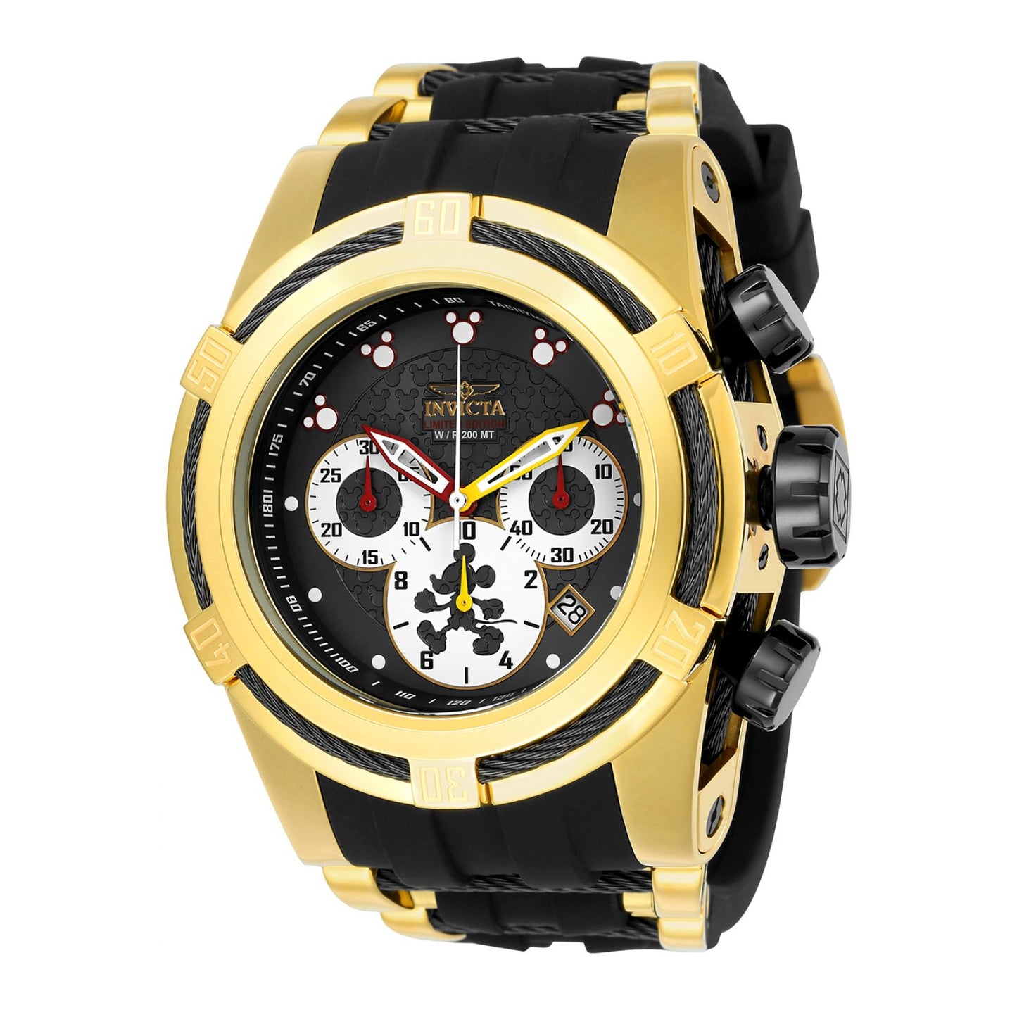 RELOJ MICKEY MOUSE PARA HOMBRE INVICTA DISNEY LIMITED EDITION 23237 - ORO NEGRO