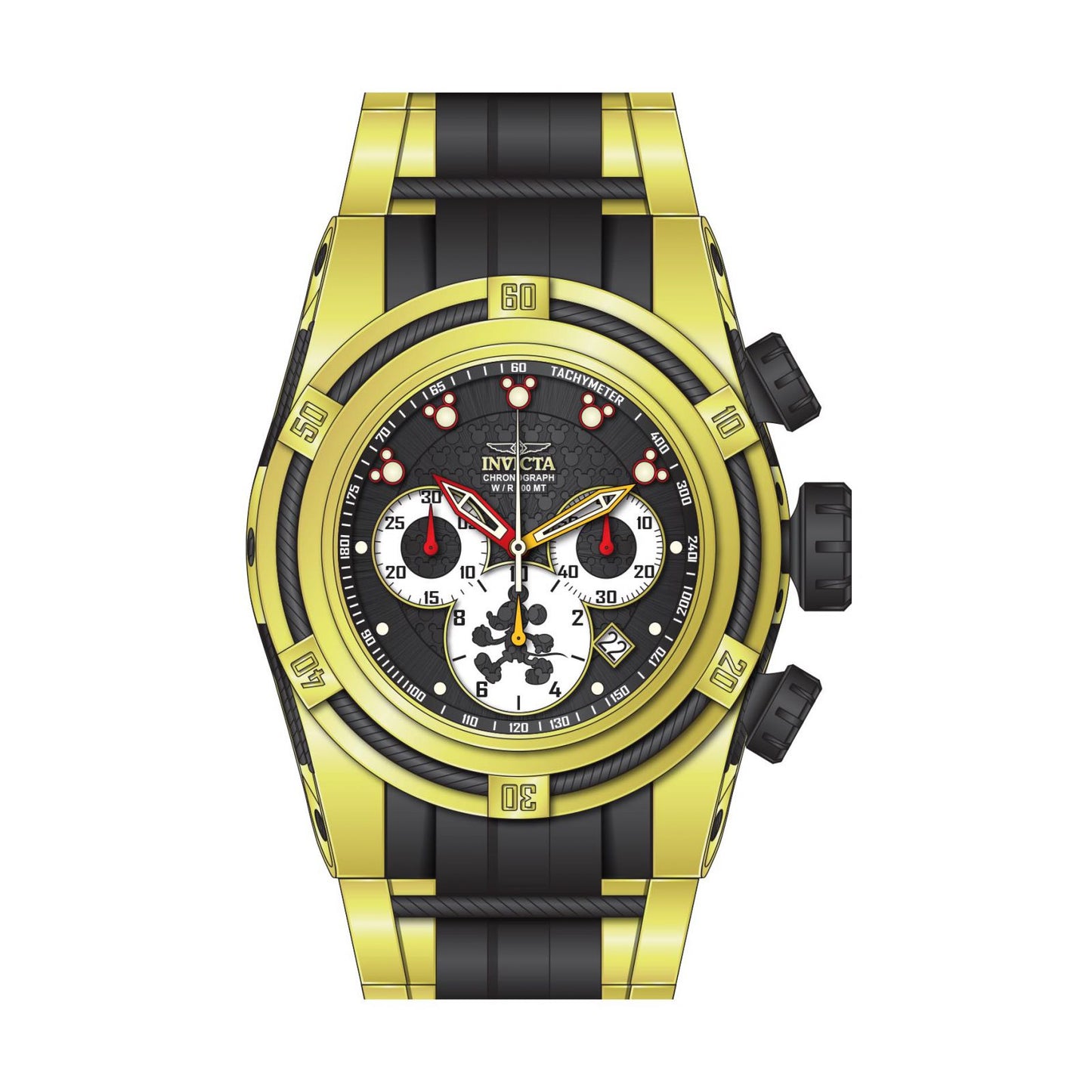 RELOJ MICKEY MOUSE PARA HOMBRE INVICTA DISNEY LIMITED EDITION 23237 - ORO NEGRO