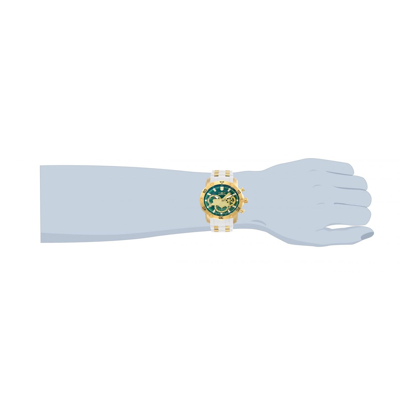 RELOJ  PARA HOMBRE INVICTA PRO DIVER 23422 - ORO BLANCO
