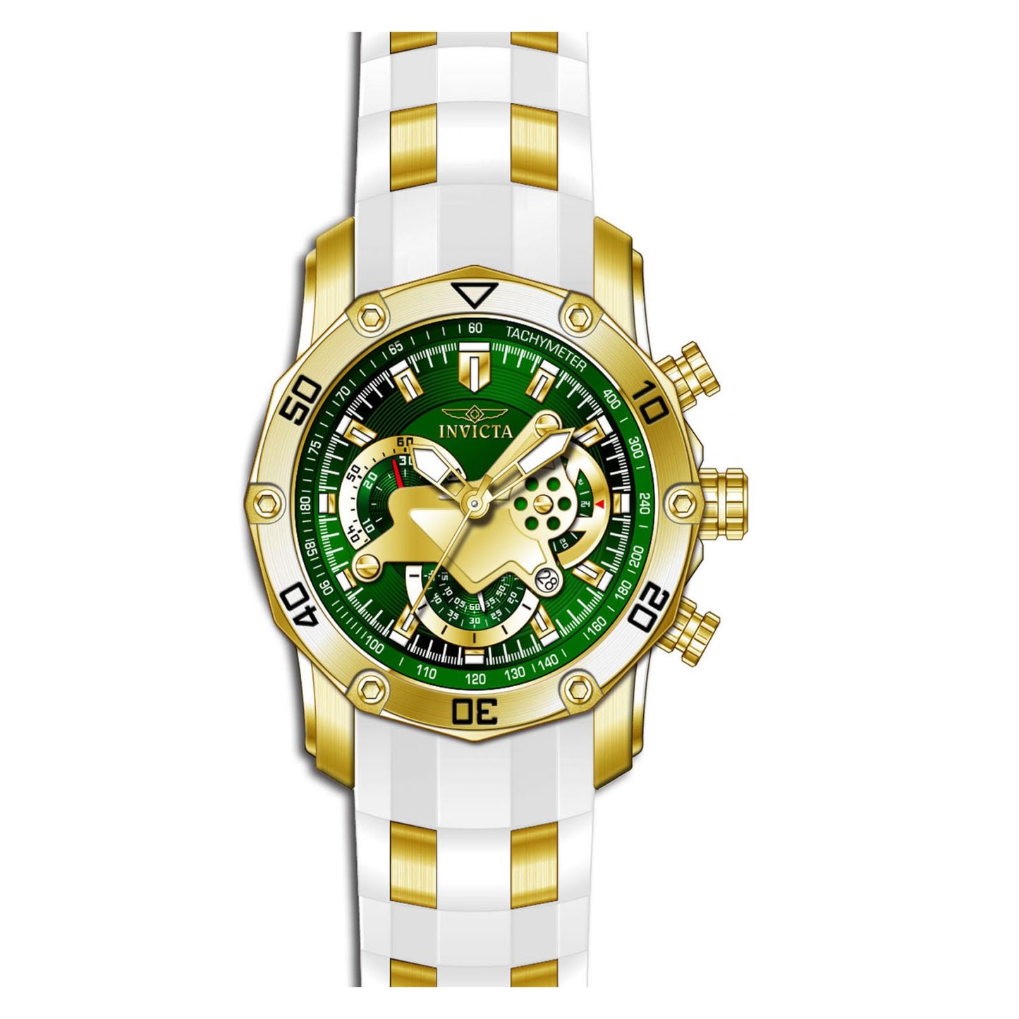 RELOJ  PARA HOMBRE INVICTA PRO DIVER 23422 - ORO BLANCO