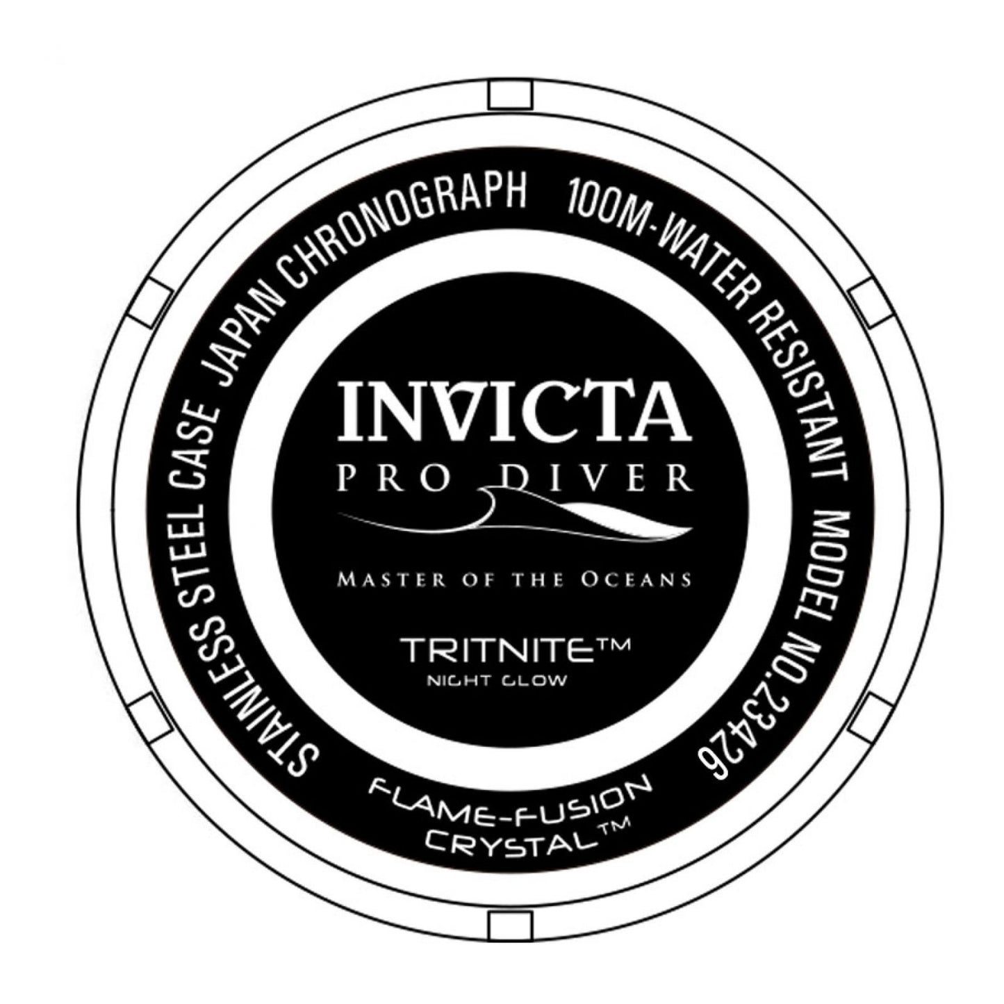RELOJ  PARA HOMBRE INVICTA PRO DIVER 23426 - ORO NEGRO