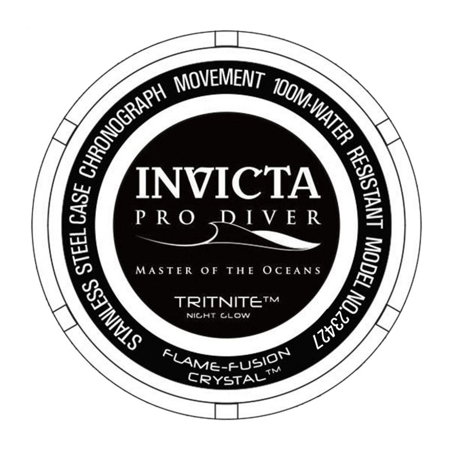 RELOJ  PARA HOMBRE INVICTA PRO DIVER 23427 - ORO NEGRO