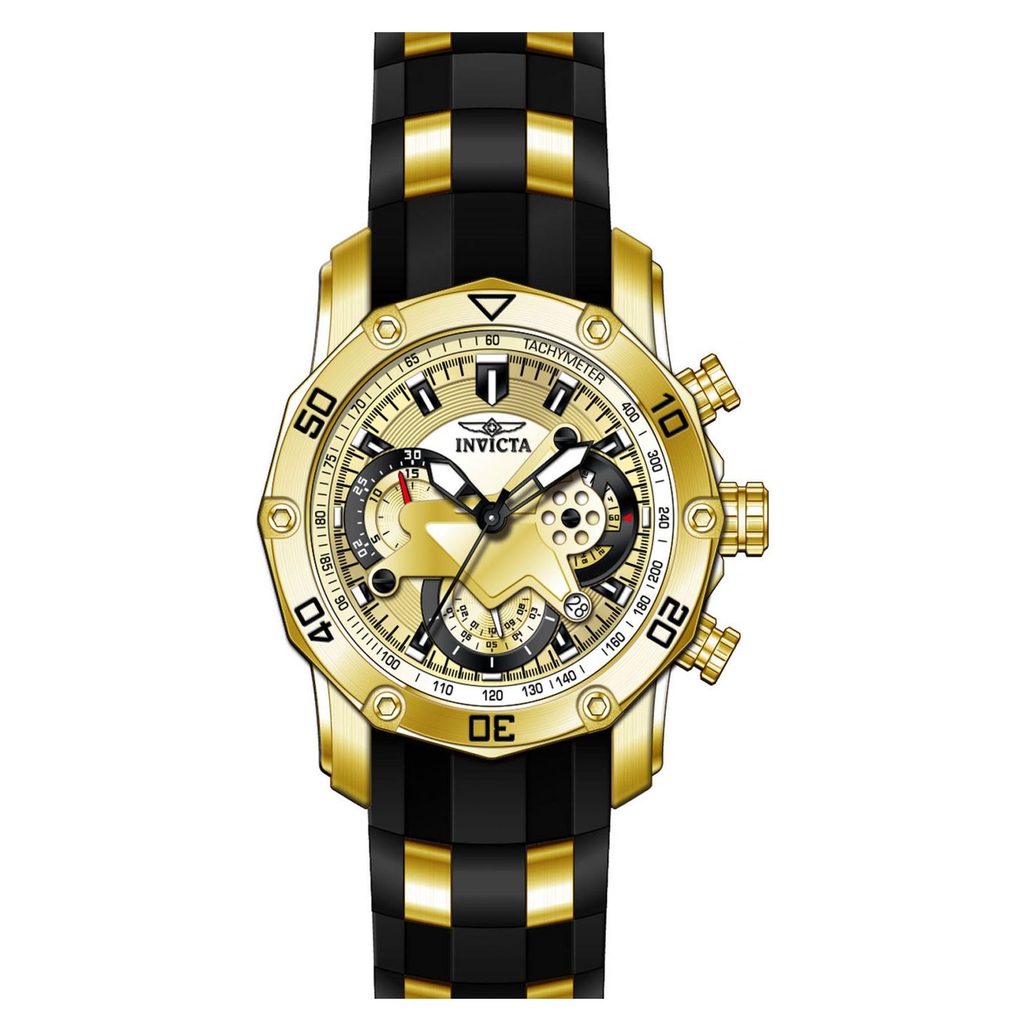 RELOJ  PARA HOMBRE INVICTA PRO DIVER 23427 - ORO NEGRO
