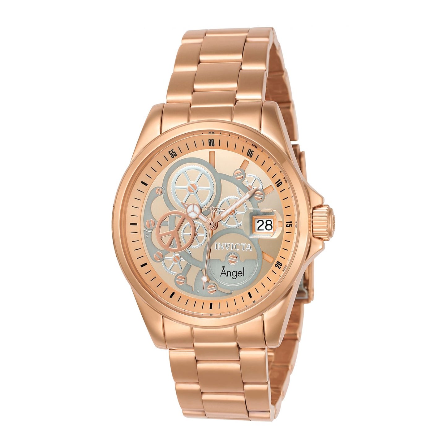 RELOJ  PARA MUJER INVICTA ANGEL 23569 - ORO ROSA