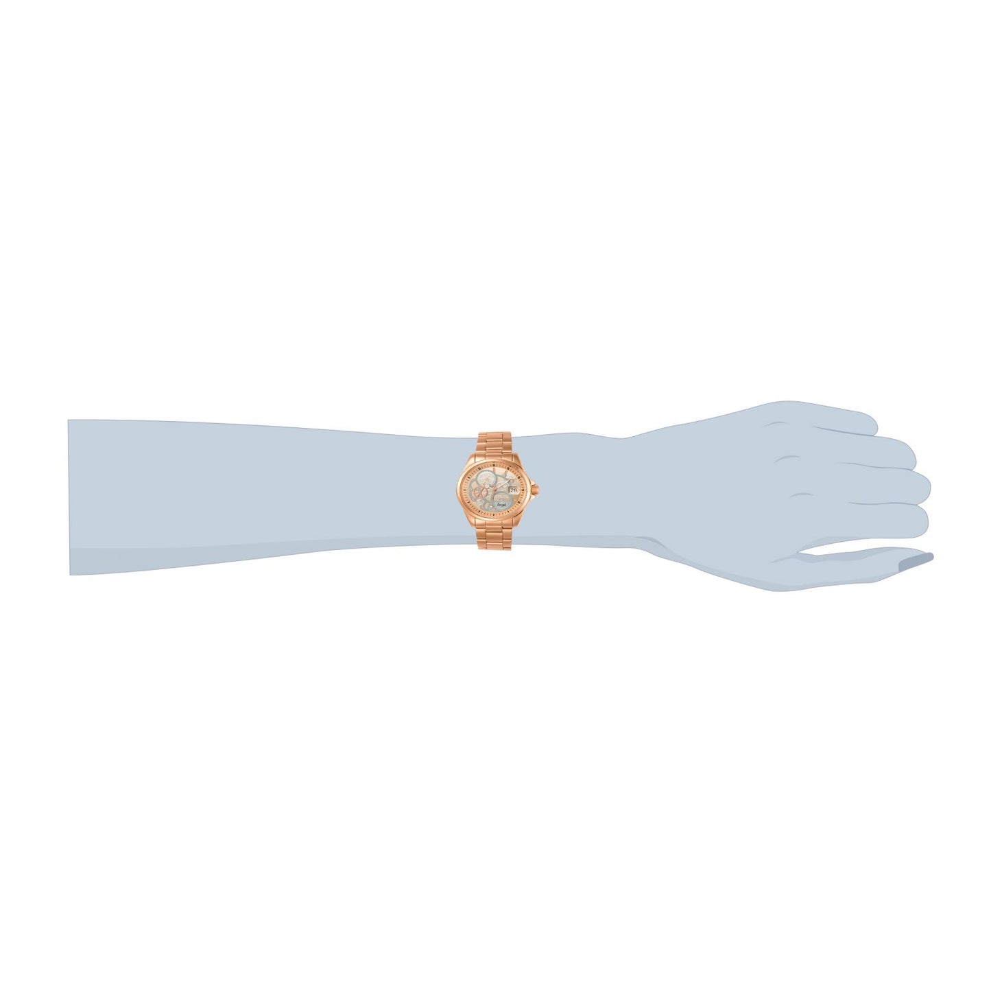 RELOJ  PARA MUJER INVICTA ANGEL 23569 - ORO ROSA