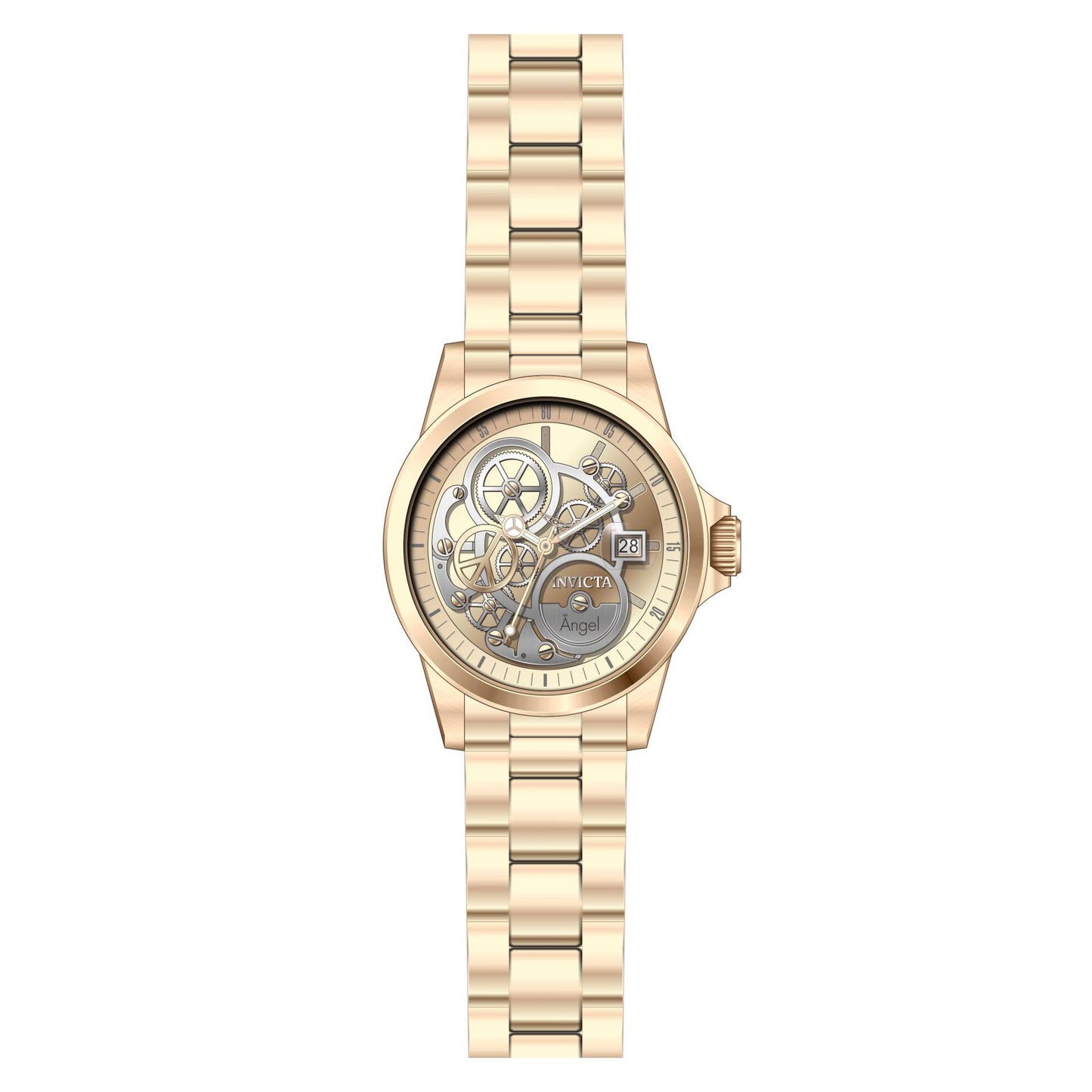 RELOJ  PARA MUJER INVICTA ANGEL 23569 - ORO ROSA