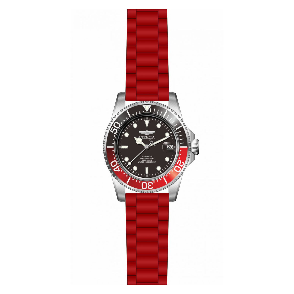 RELOJ DEPORTIVO PARA HOMBRE INVICTA PRO DIVER 23680 - ROJO
