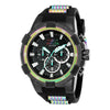 RELOJ  PARA HOMBRE INVICTA AVIATOR 23691 - NEGRO, GALJANOPLASTIA DEL ARCO IRIS