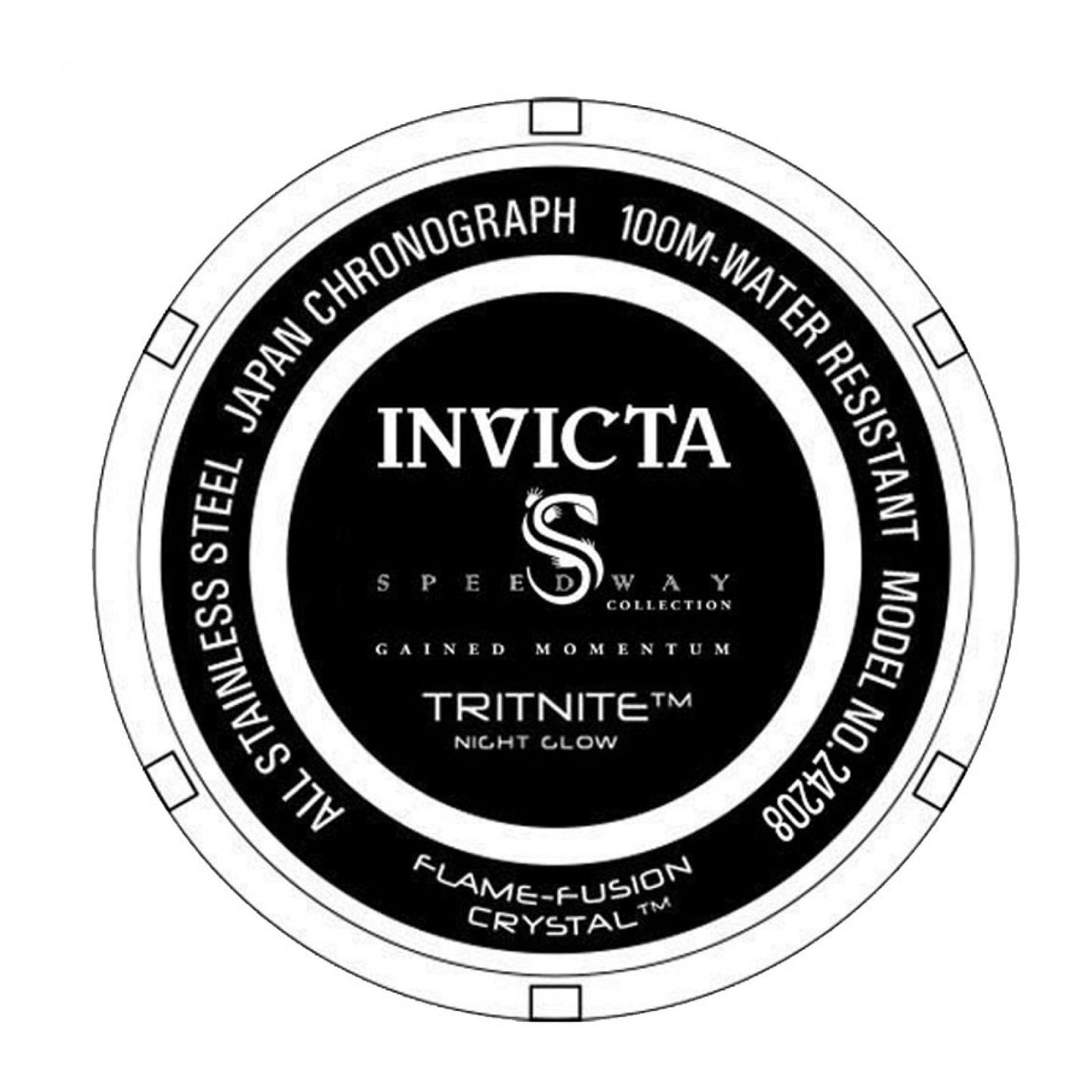 RELOJ  PARA HOMBRE INVICTA SPEEDWAY 24208 - ACERO