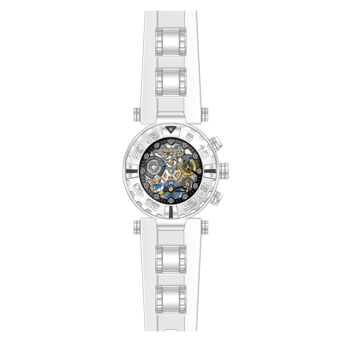 RELOJ PATO DONALD PARA MUJER INVICTA DISNEY LIMITED EDITION 24511 - AZUL BLANCO