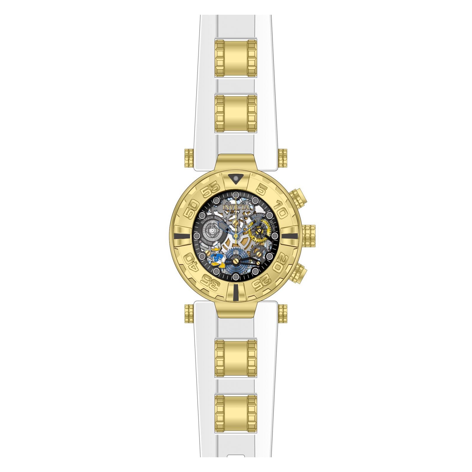 RELOJ PATO DONALD PARA MUJER INVICTA DISNEY LIMITED EDITION 24512 - AZUL BLANCO