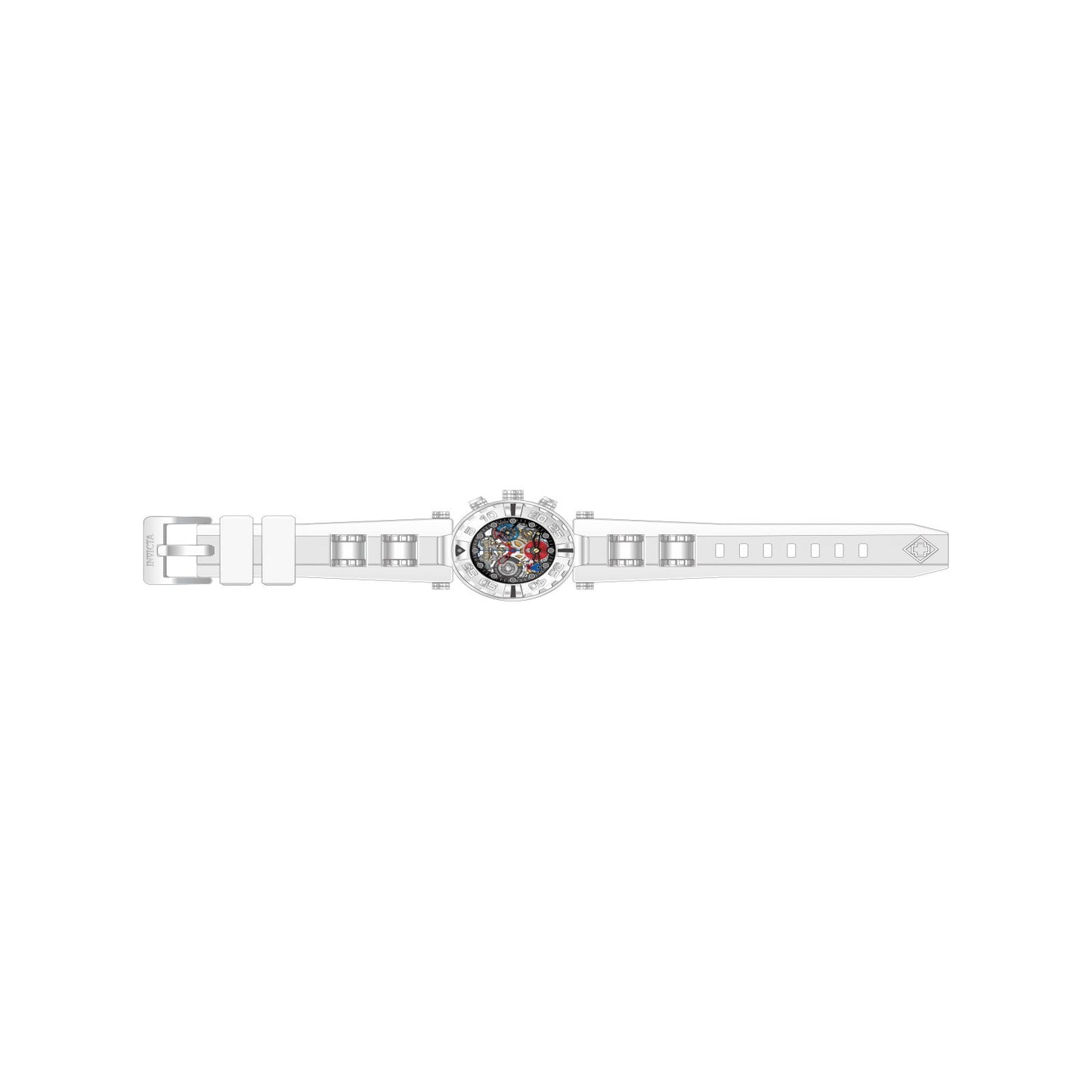 RELOJ GOOFY PARA MUJER INVICTA DISNEY LIMITED EDITION 24515 - BLANCO ROJO