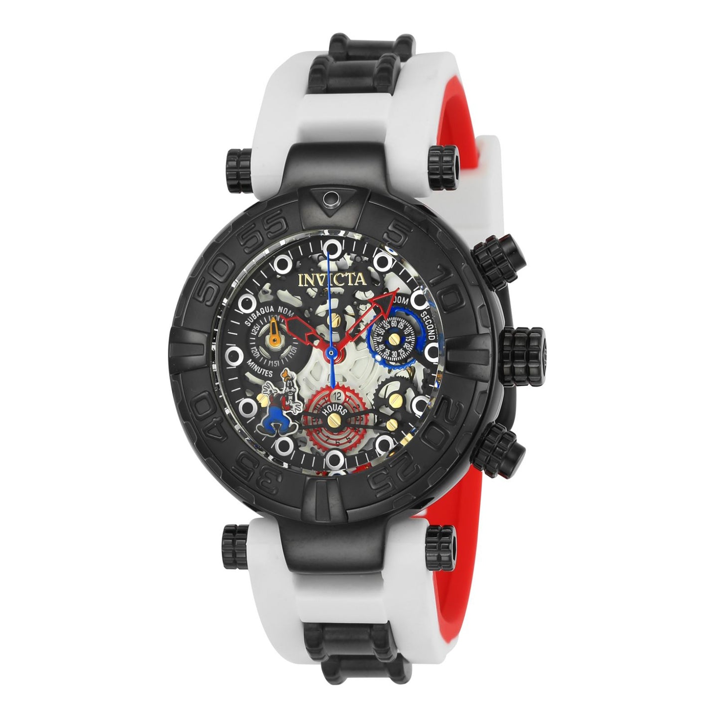 RELOJ GOOFY PARA MUJER INVICTA DISNEY LIMITED EDITION 24516 - BLANCO ROJO