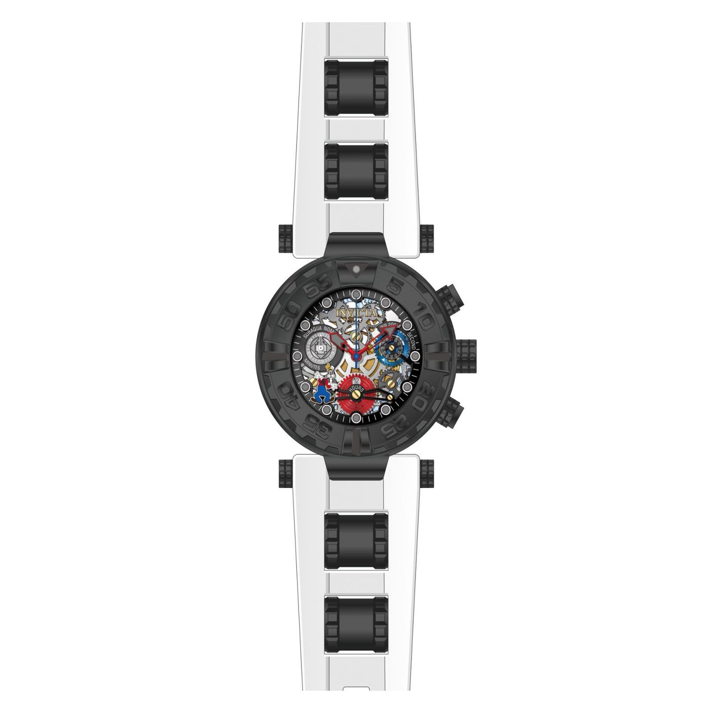 RELOJ GOOFY PARA MUJER INVICTA DISNEY LIMITED EDITION 24516 - BLANCO ROJO