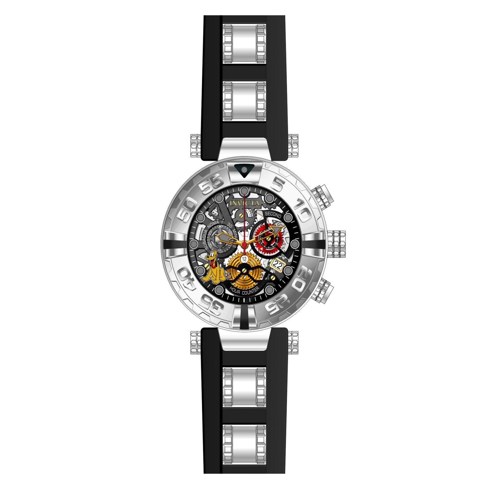 RELOJ PLUTO PARA HOMBRE INVICTA DISNEY LIMITED EDITION 24517 - AMARILLO NEGRO