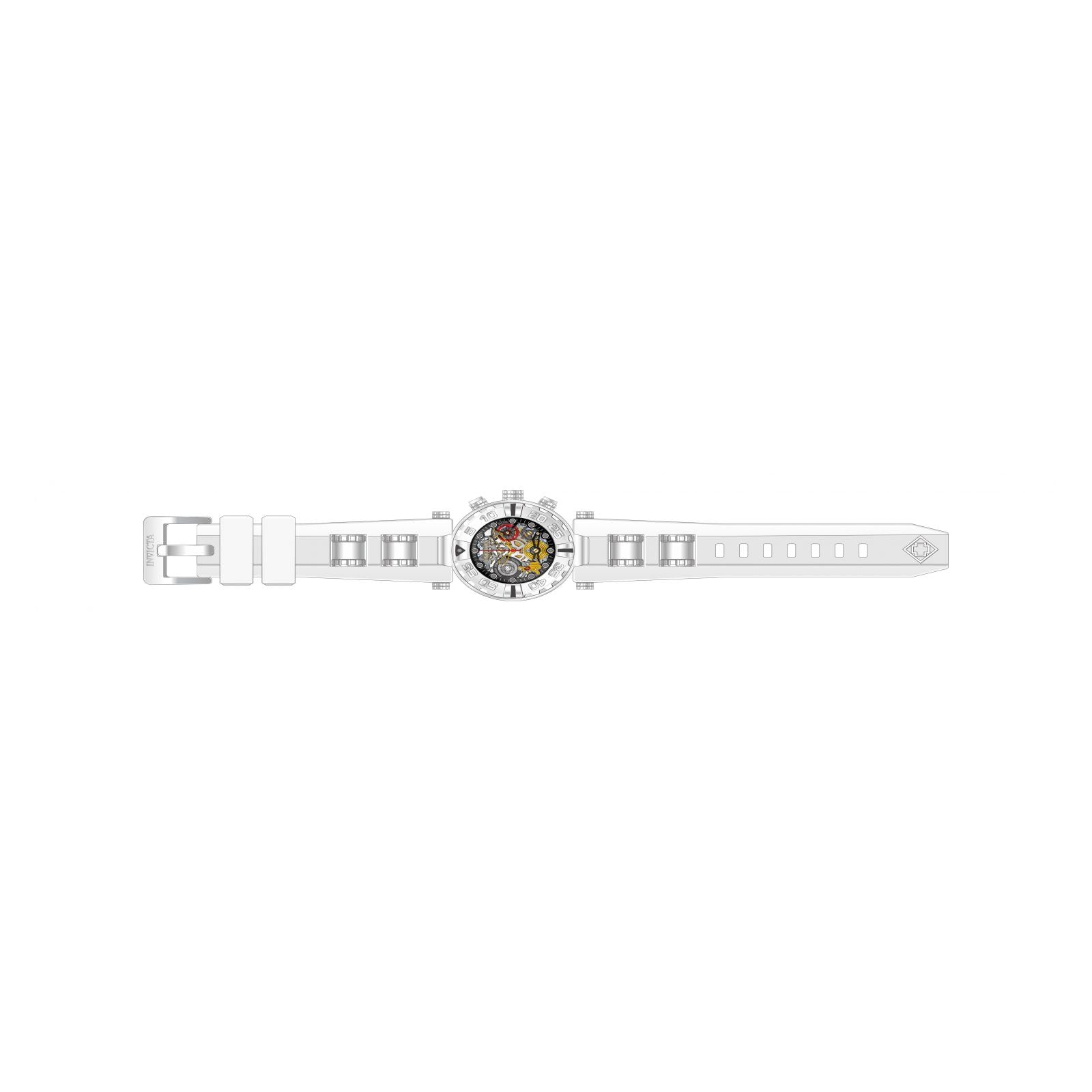 RELOJ PLUTO PARA MUJER INVICTA DISNEY LIMITED EDITION 24519 - BLANCO AMARILLO
