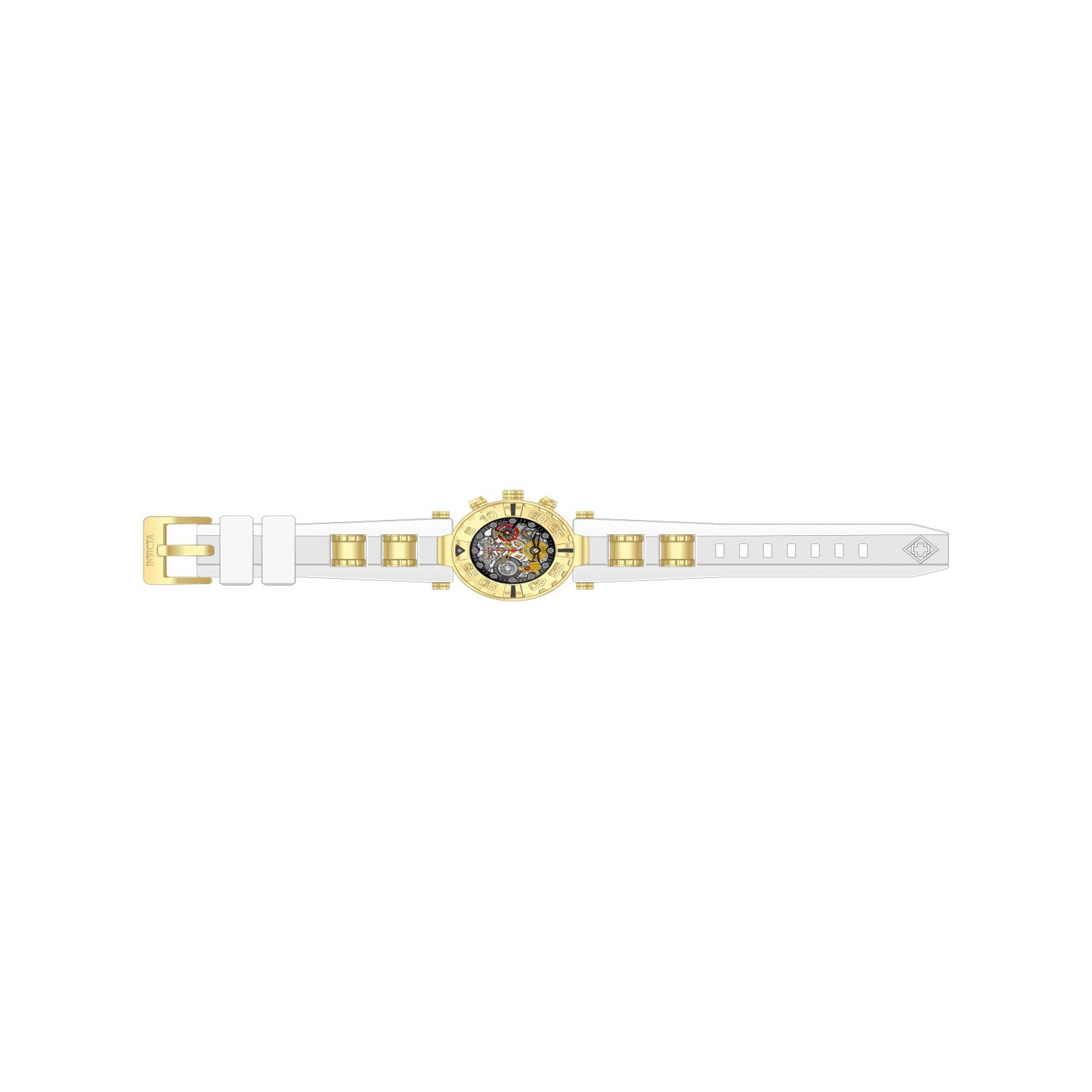 RELOJ PLUTO PARA MUJER INVICTA DISNEY LIMITED EDITION 24520 - BLANCO AMARILLO