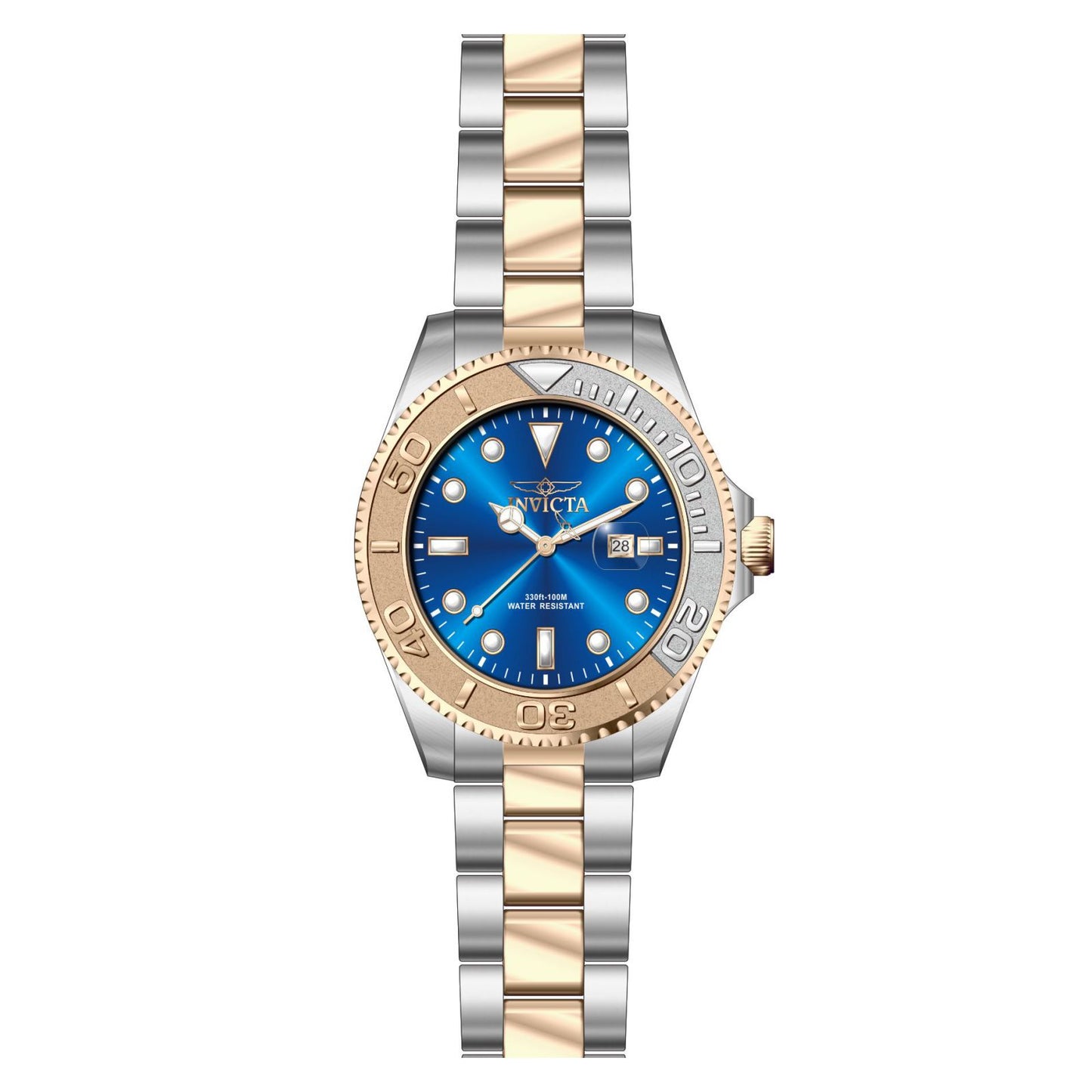 RELOJ  PARA HOMBRE INVICTA PRO DIVER 24626 - ACERO, ORO ROSA