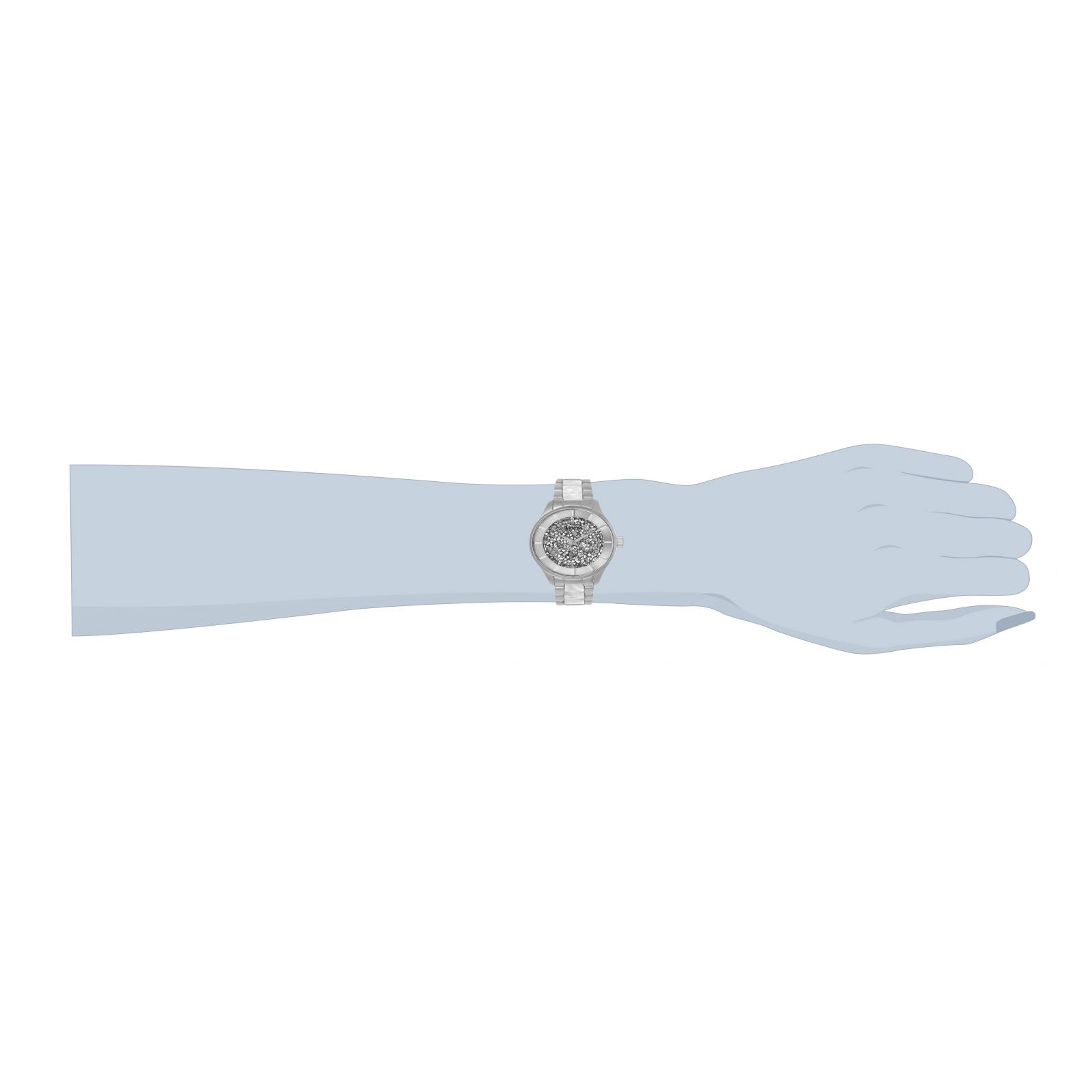 RELOJ  PARA MUJER INVICTA ANGEL 24667 - ACERO BLANCO