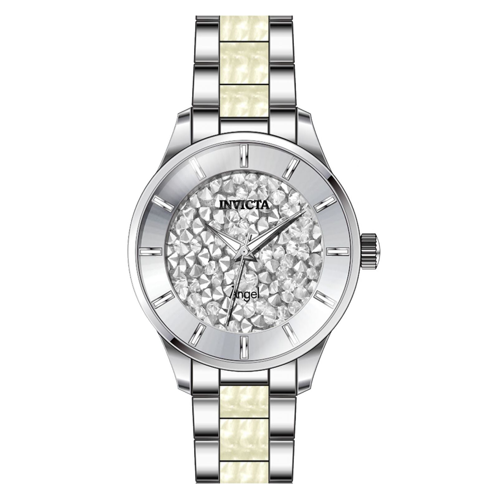 RELOJ  PARA MUJER INVICTA ANGEL 24667 - ACERO BLANCO