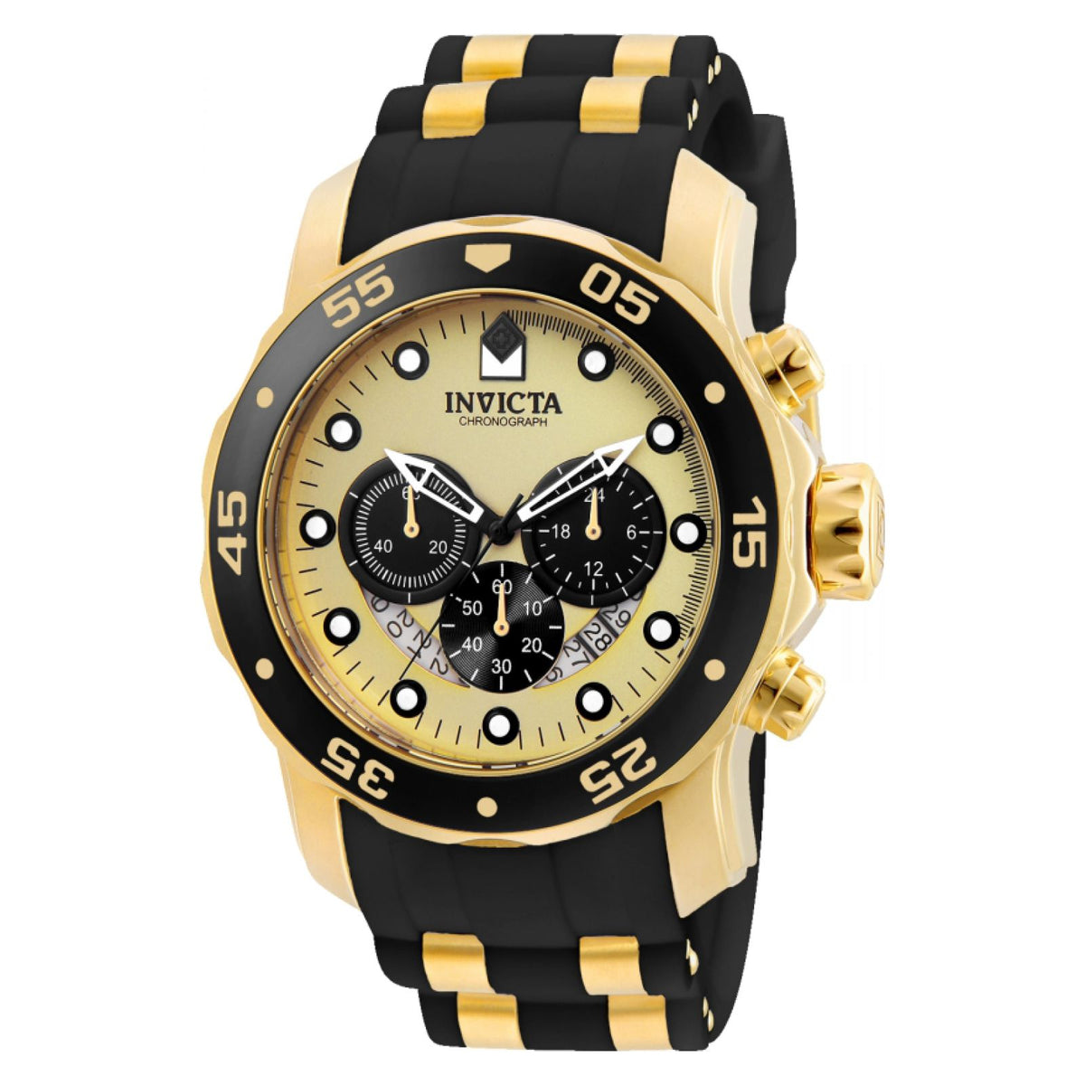 RELOJ DEPORTIVO PARA HOMBRE INVICTA PRO DIVER 24852 - DORADO NEGRO