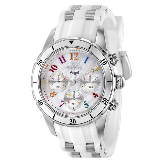 RELOJ DEPORTIVO PARA MUJER INVICTA ANGEL 24903 - BLANCO, ACERO