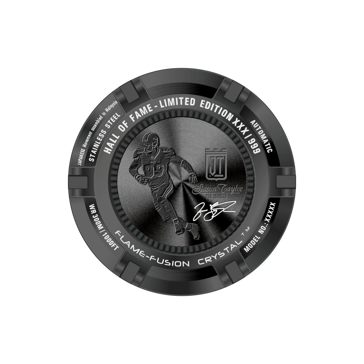 RELOJ CLÁSICO PARA HOMBRE INVICTA JASON TAYLOR 25321 - NEGRO, AZUL OSCURO, BLANCO