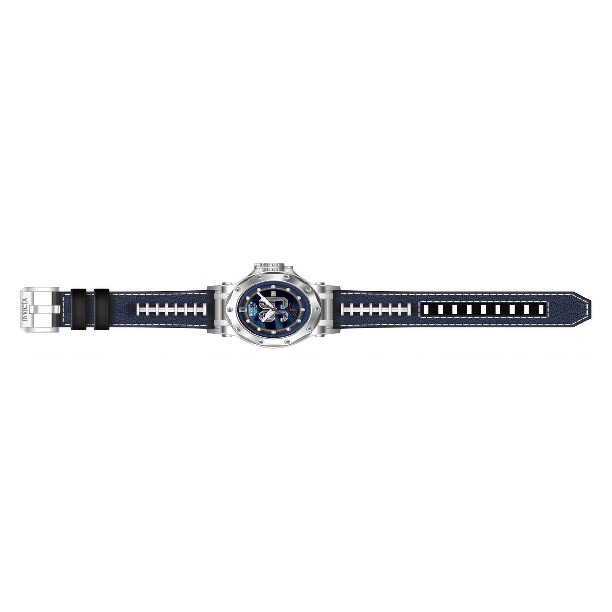 RELOJ CLÁSICO PARA HOMBRE INVICTA JASON TAYLOR 25321 - NEGRO, AZUL OSCURO, BLANCO